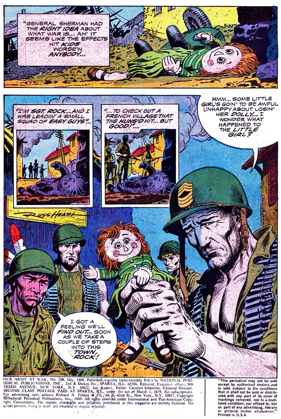 Read online Our Army at War (1952) comic -  Issue #208 - 3