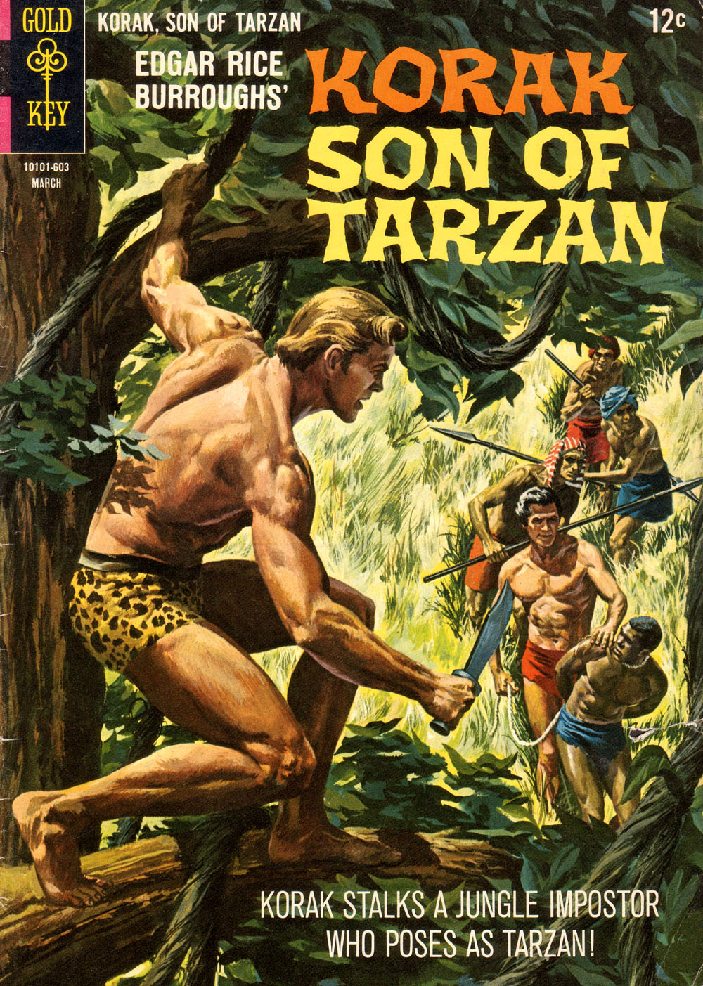 Read online Korak, Son of Tarzan (1964) comic -  Issue #12 - 1