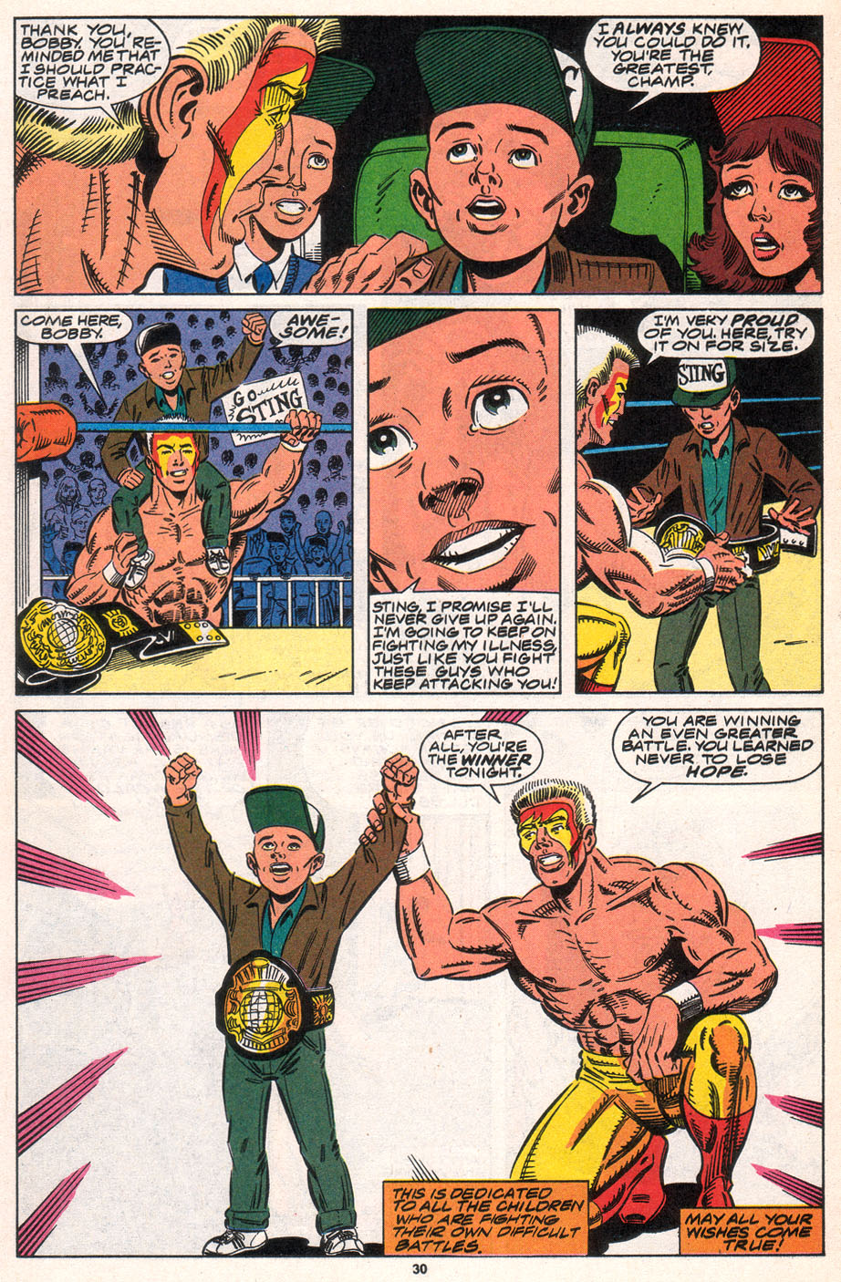 Read online WCW World Championship Wrestling comic -  Issue #8 - 30