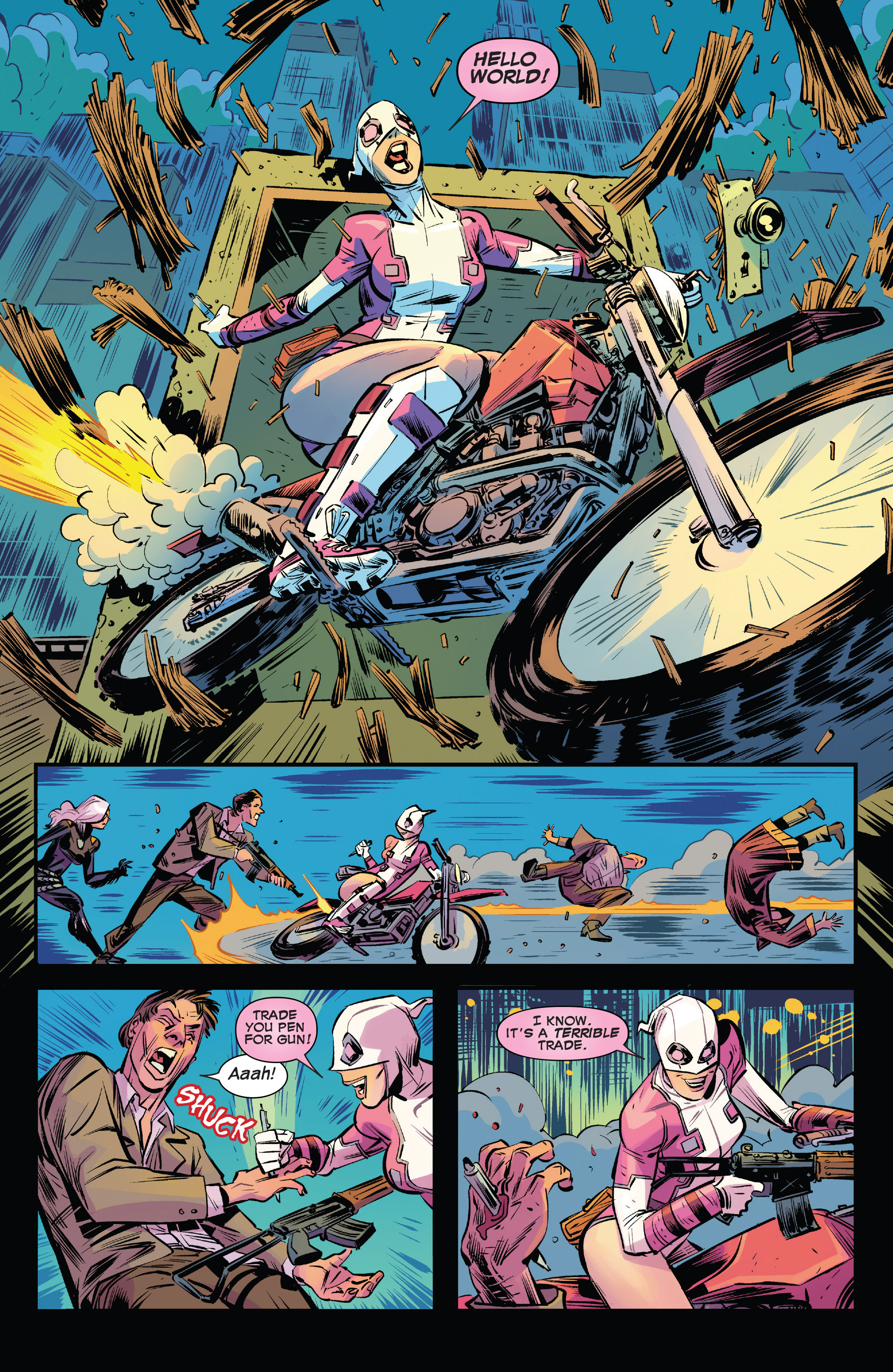 Read online The Unbelievable Gwenpool comic -  Issue #0 - 5