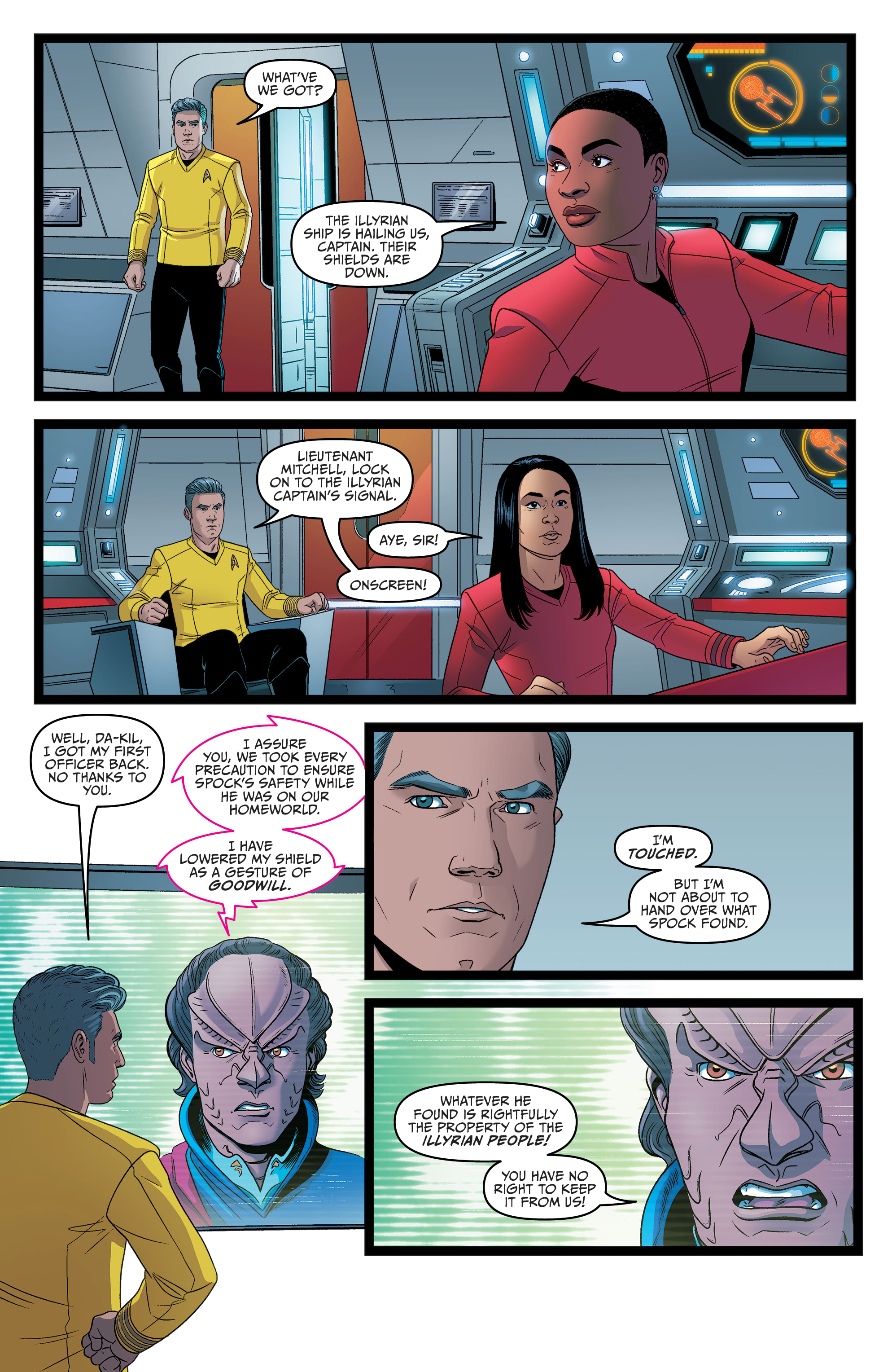 Read online Star Trek: Strange New Worlds - The Illyrian Enigma comic -  Issue #4 - 5