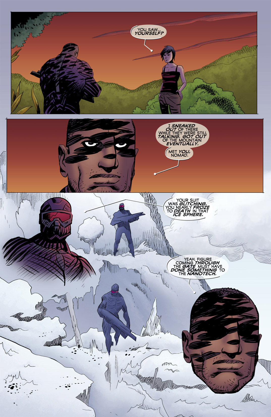 Read online Crysis comic -  Issue #5 - 18