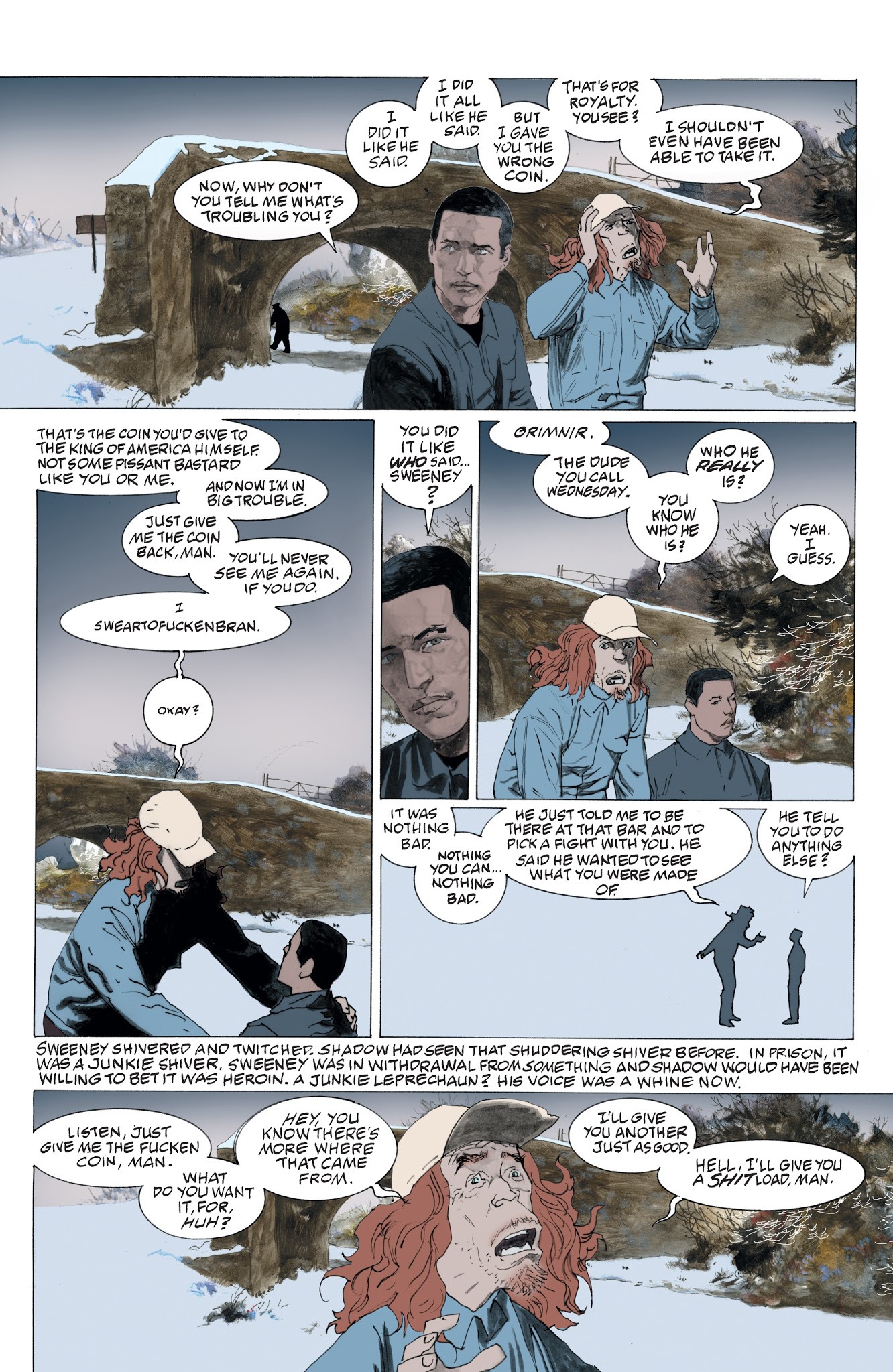 Read online American Gods: Shadows comic -  Issue #9 - 12