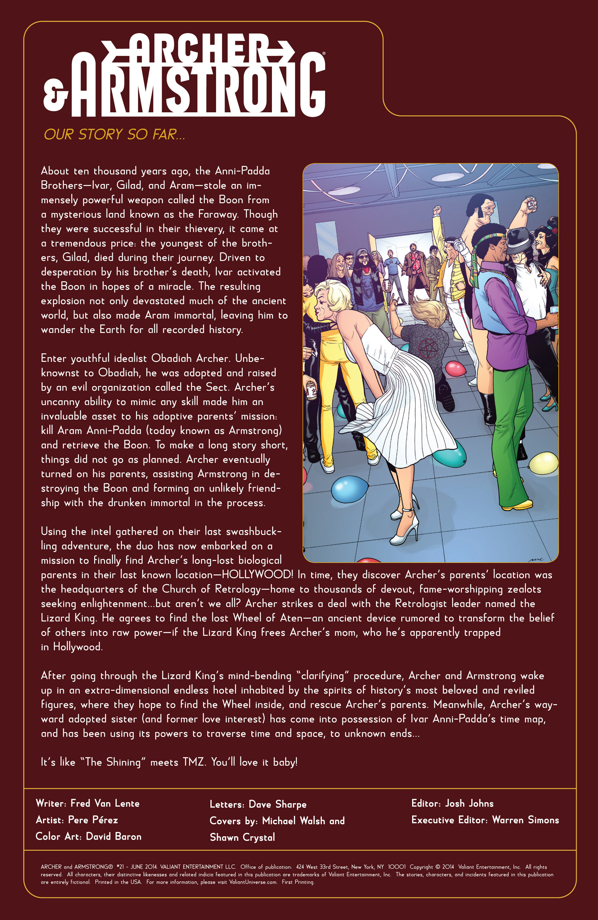 Read online Archer and Armstrong comic -  Issue #21 - 2