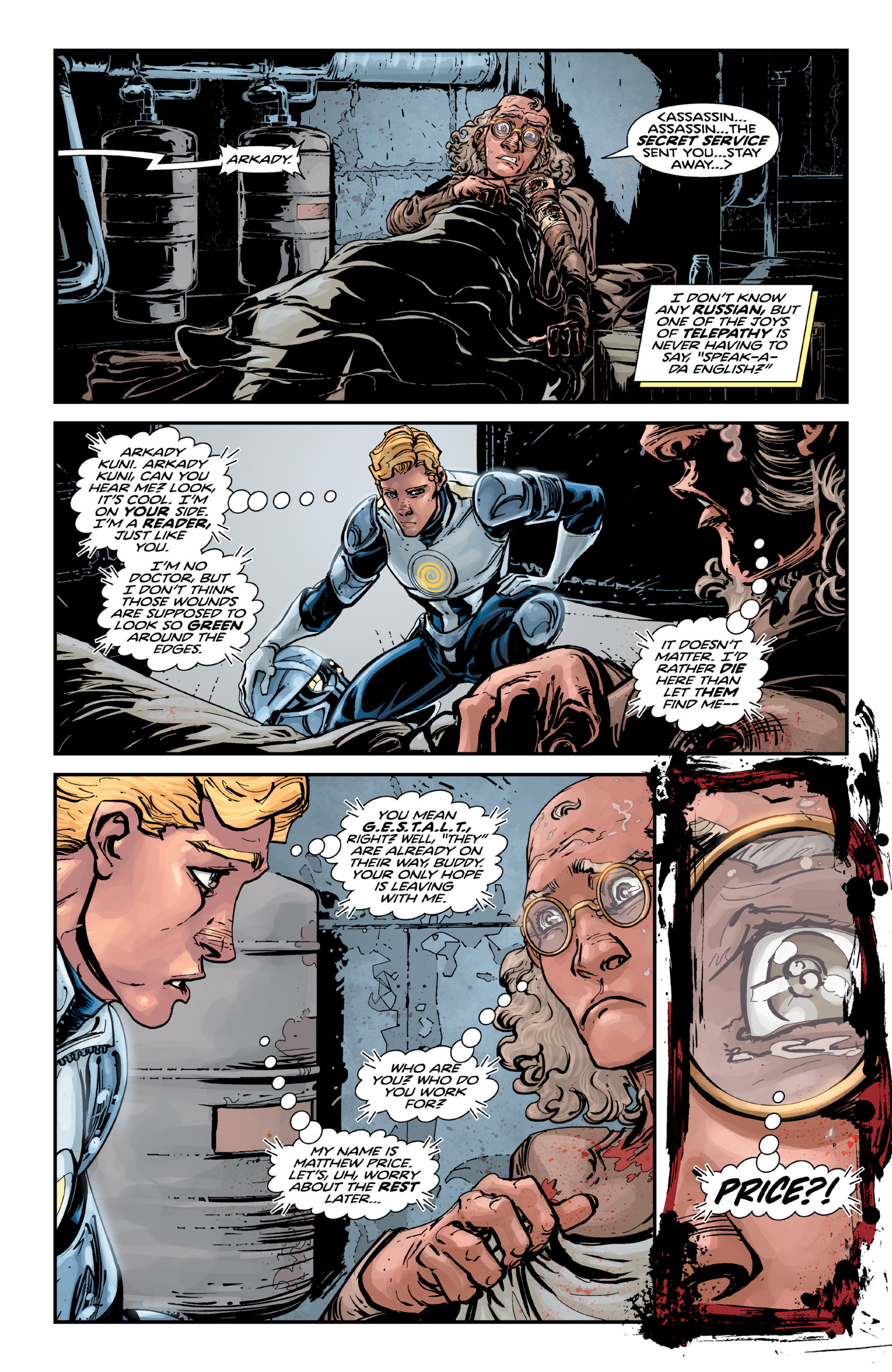 Read online Brain Boy:  The Men from G.E.S.T.A.L.T. comic -  Issue # TPB - 74