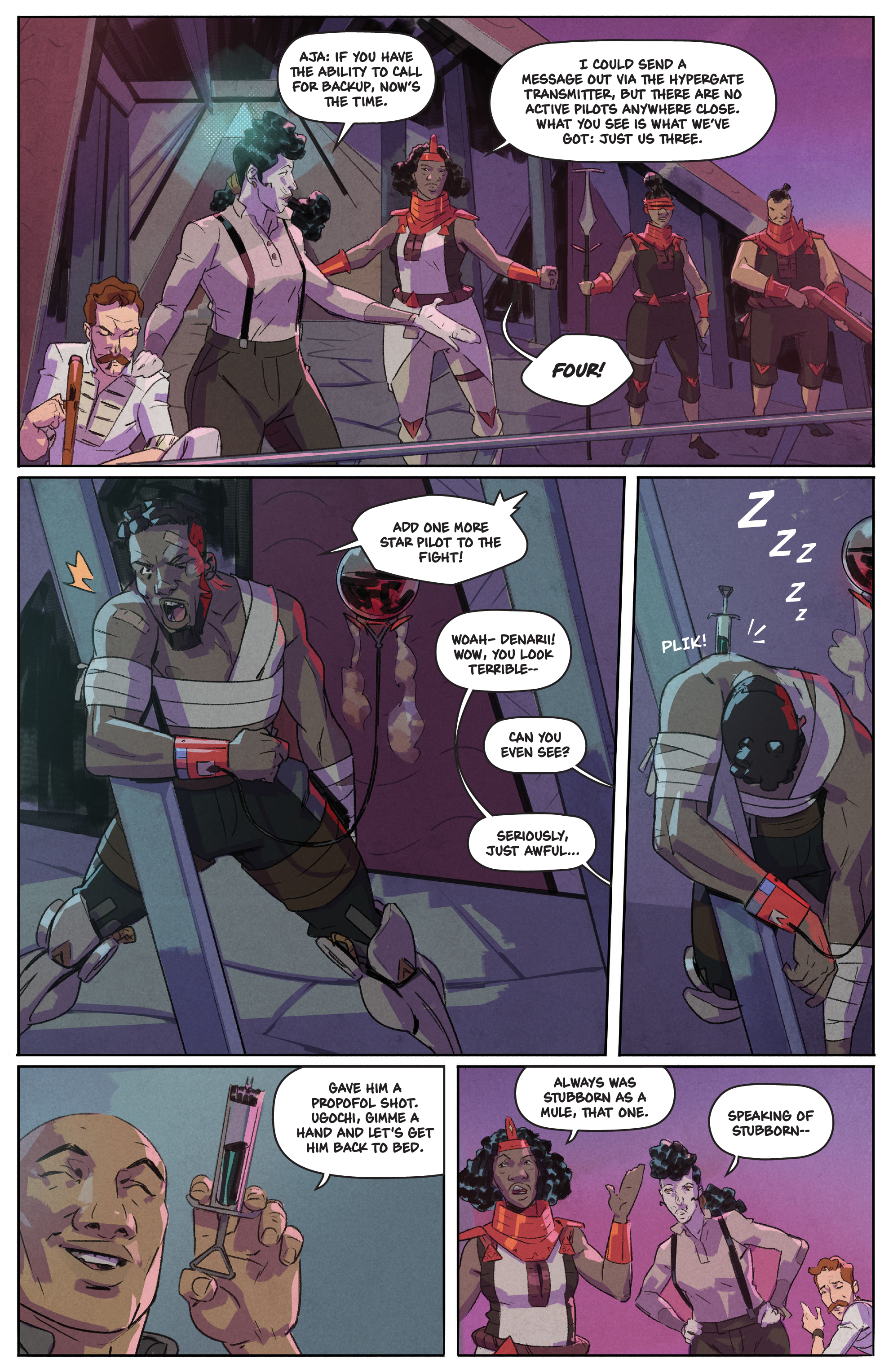 Read online New Masters comic -  Issue #6 - 7