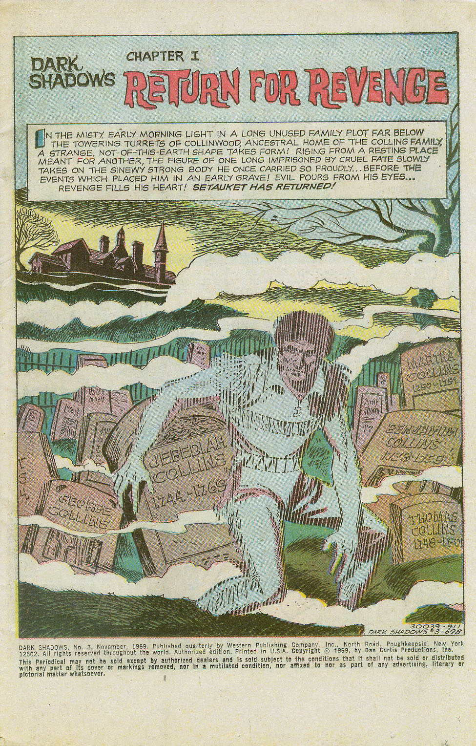 Read online Dark Shadows (1969) comic -  Issue #3 - 3
