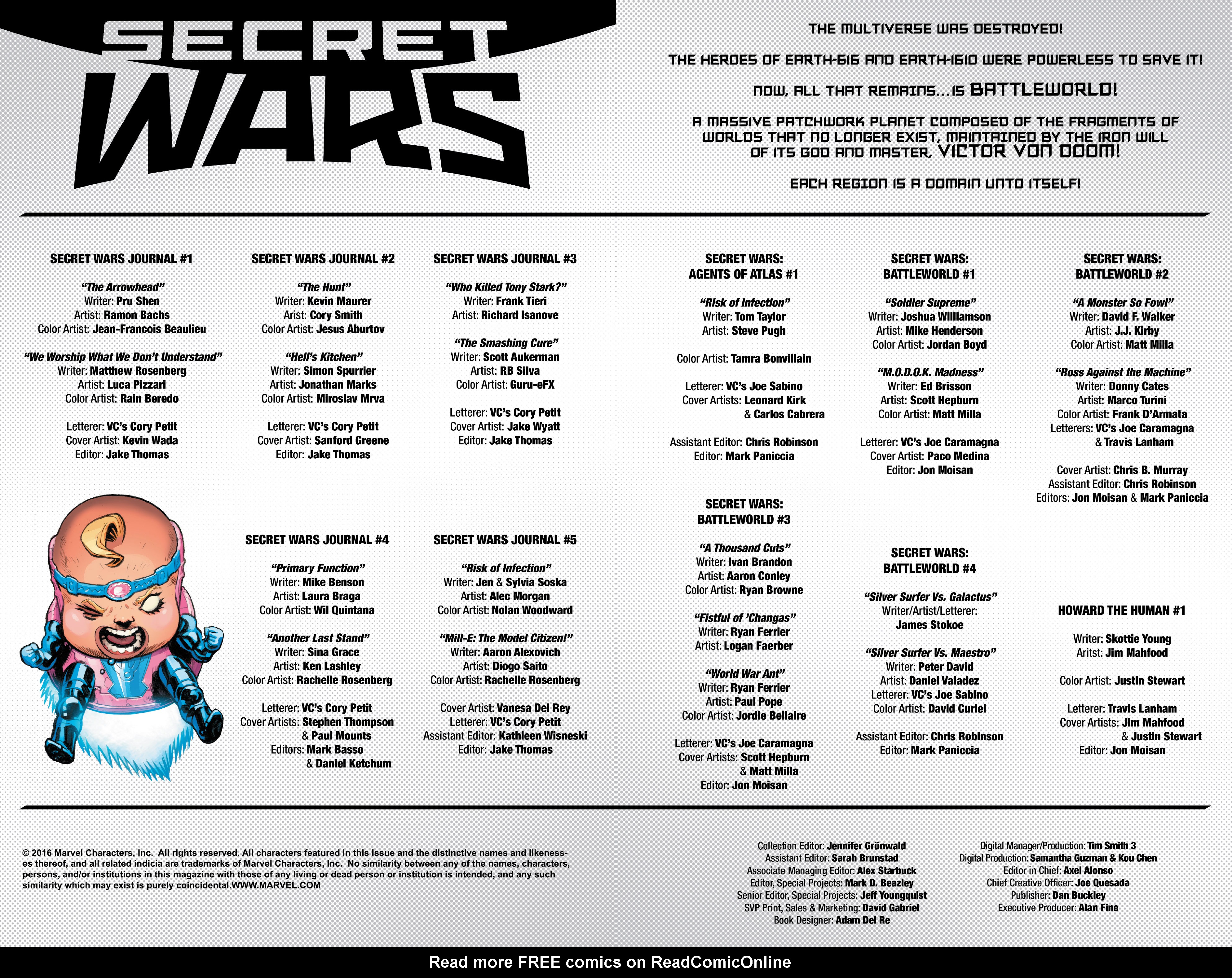 Read online Secret Wars Journal/Battleworld comic -  Issue # TPB - 3