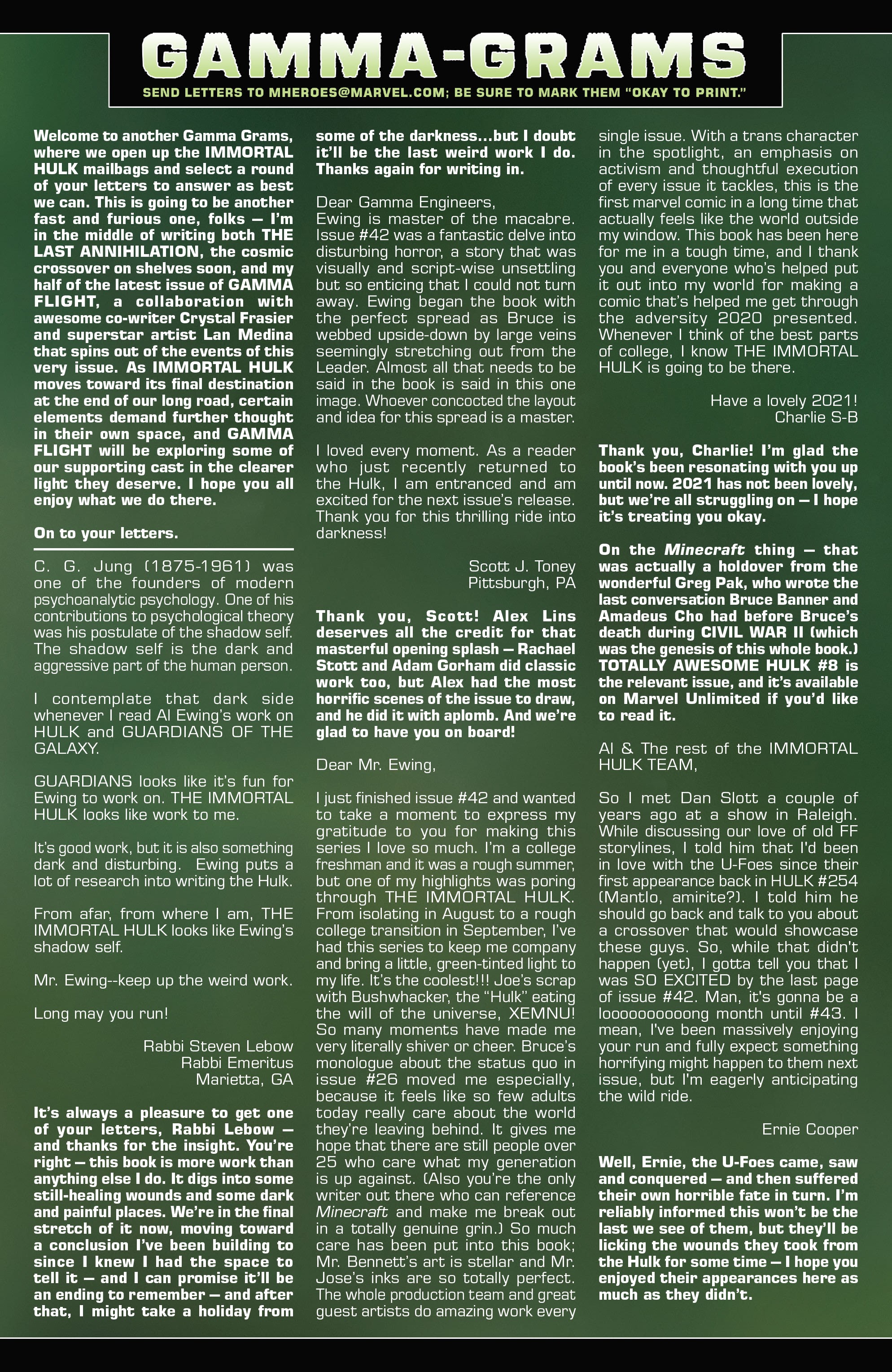 Read online Immortal Hulk comic -  Issue #47 - 21
