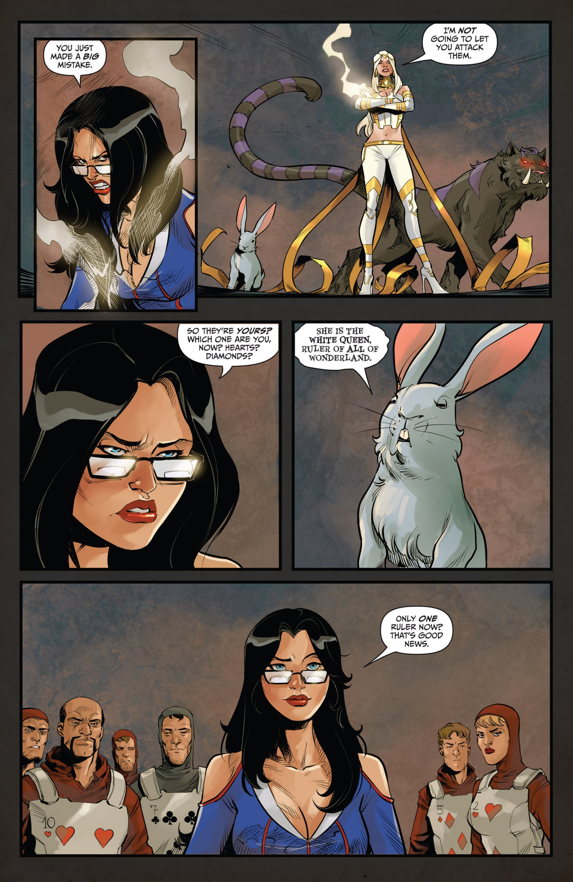 Read online Grimm Fairy Tales vs. Wonderland comic -  Issue #1 - 24