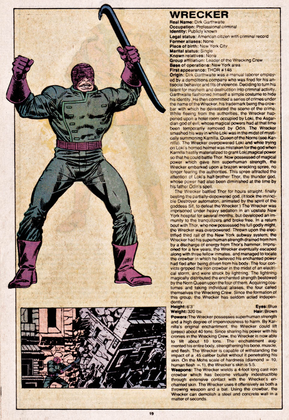 Read online The Official Handbook of the Marvel Universe comic -  Issue #12 - 20