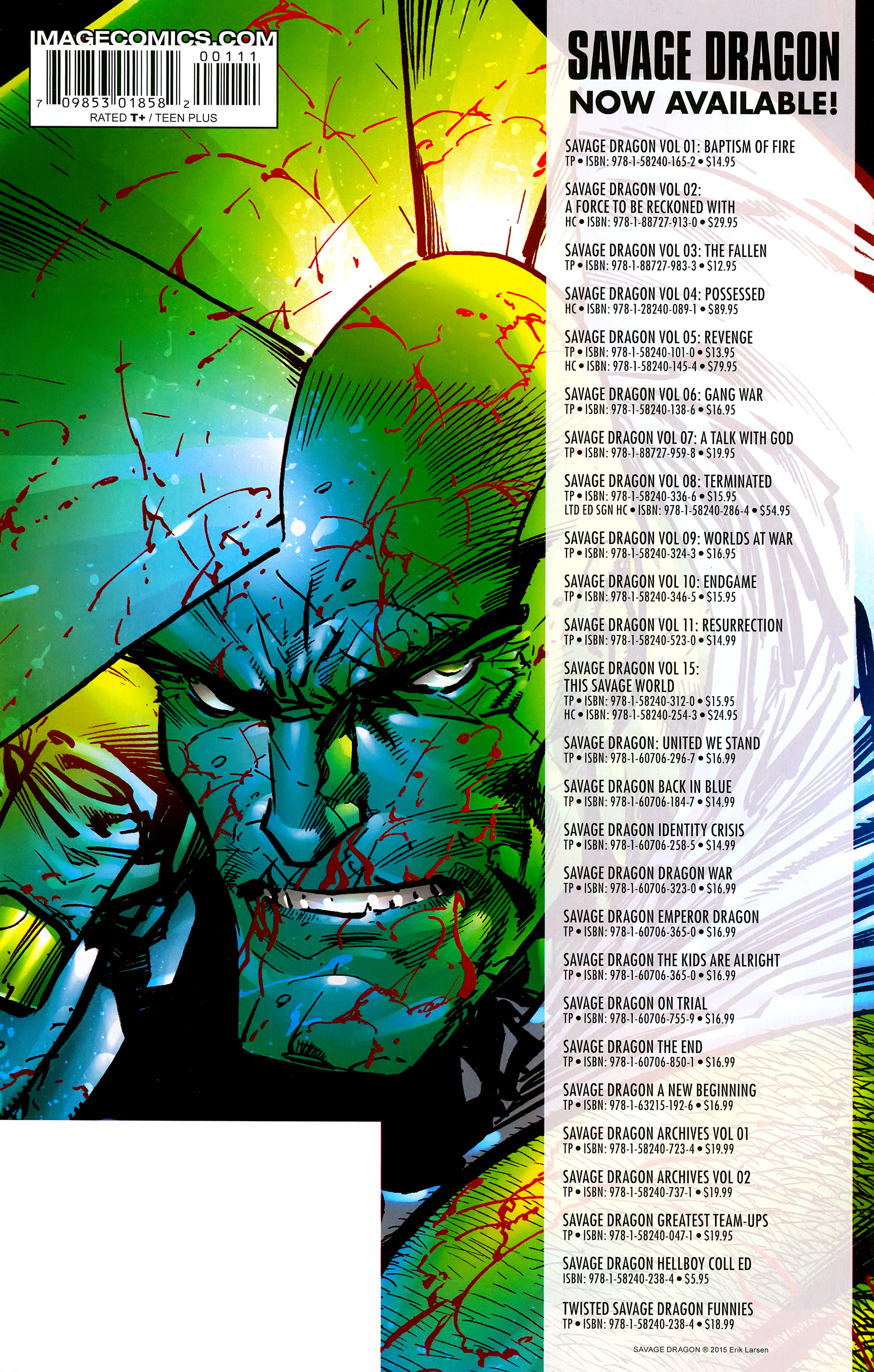 Read online Free Comic Book Day 2015 comic -  Issue # Savage Dragon Legacy - 31