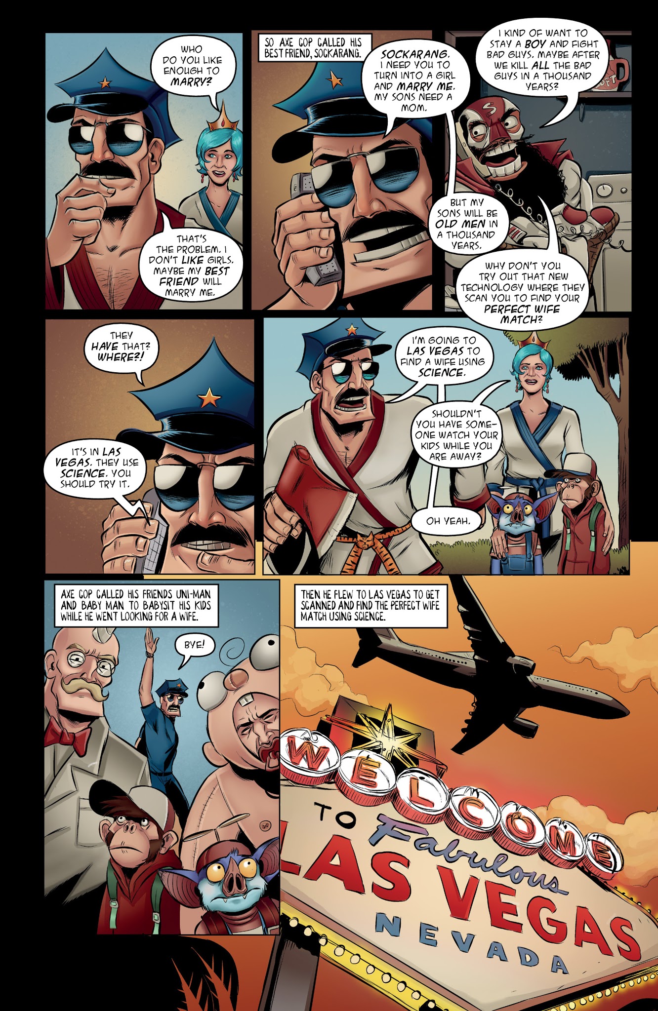 Read online Axe Cop comic -  Issue # TPB 5 - 80