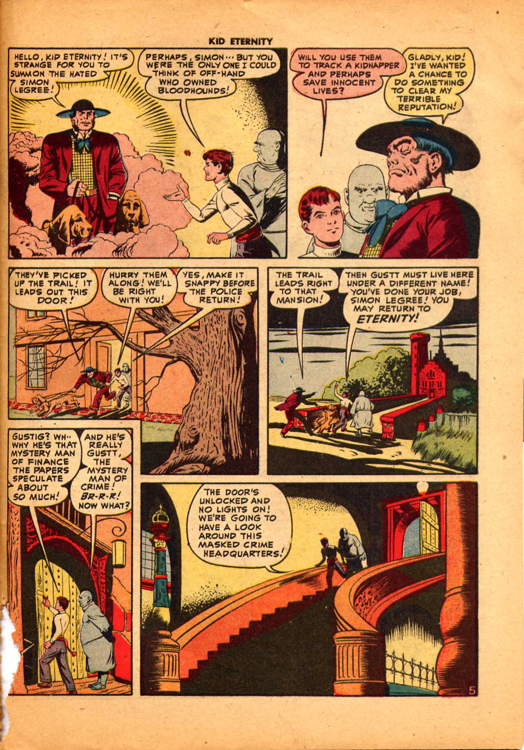 Read online Kid Eternity (1946) comic -  Issue #6 - 41