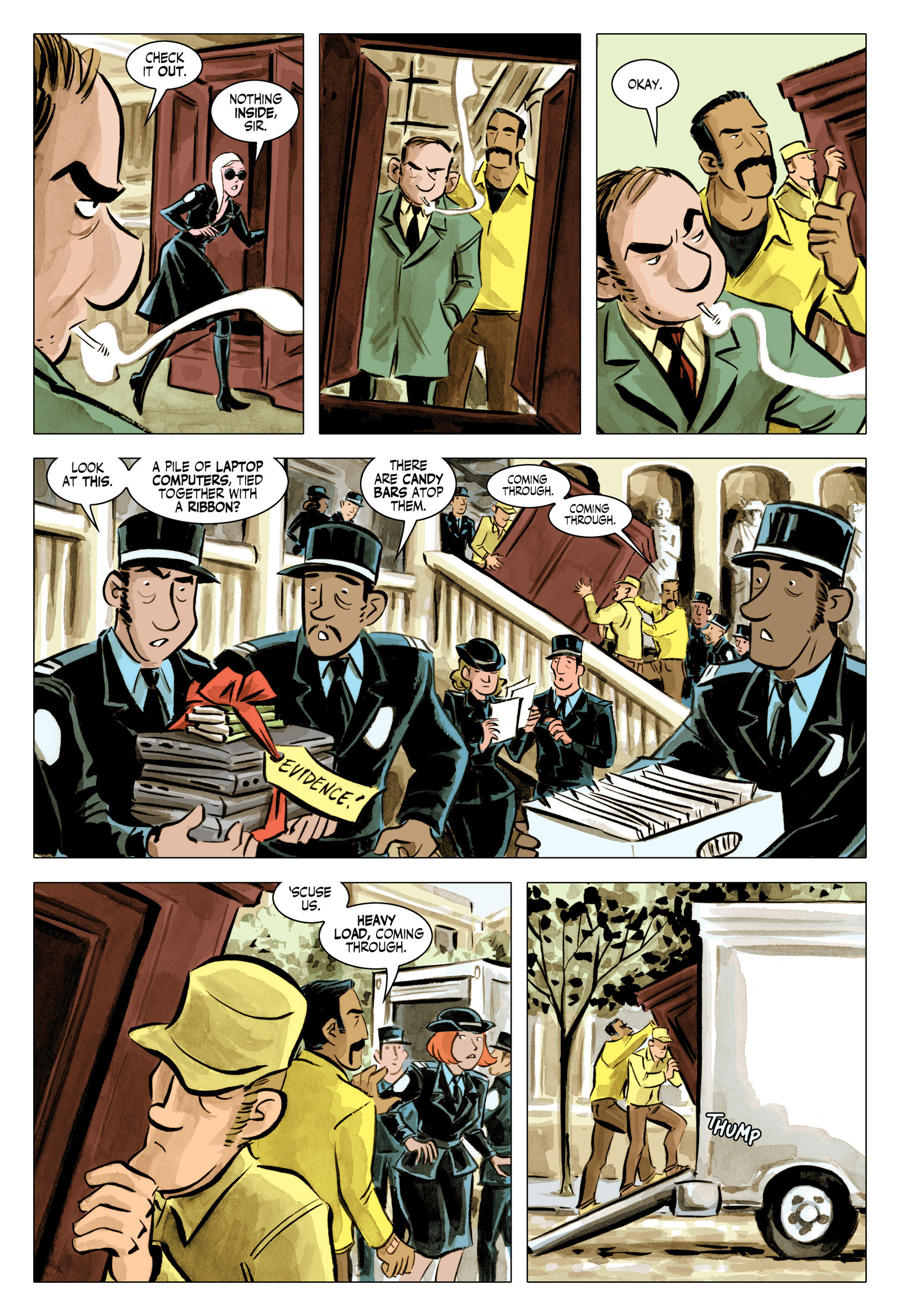 Read online Bandette (2012) comic -  Issue #8 - 15