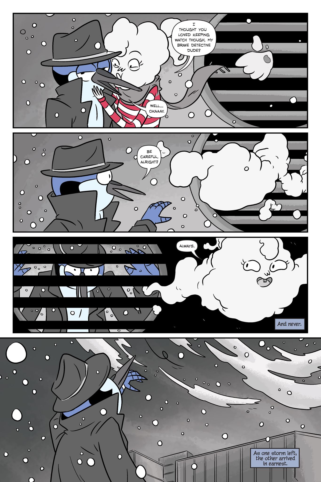 Read online Regular Show: Noir Means Noir, Buddy comic -  Issue # TPB (Part 1) - 50