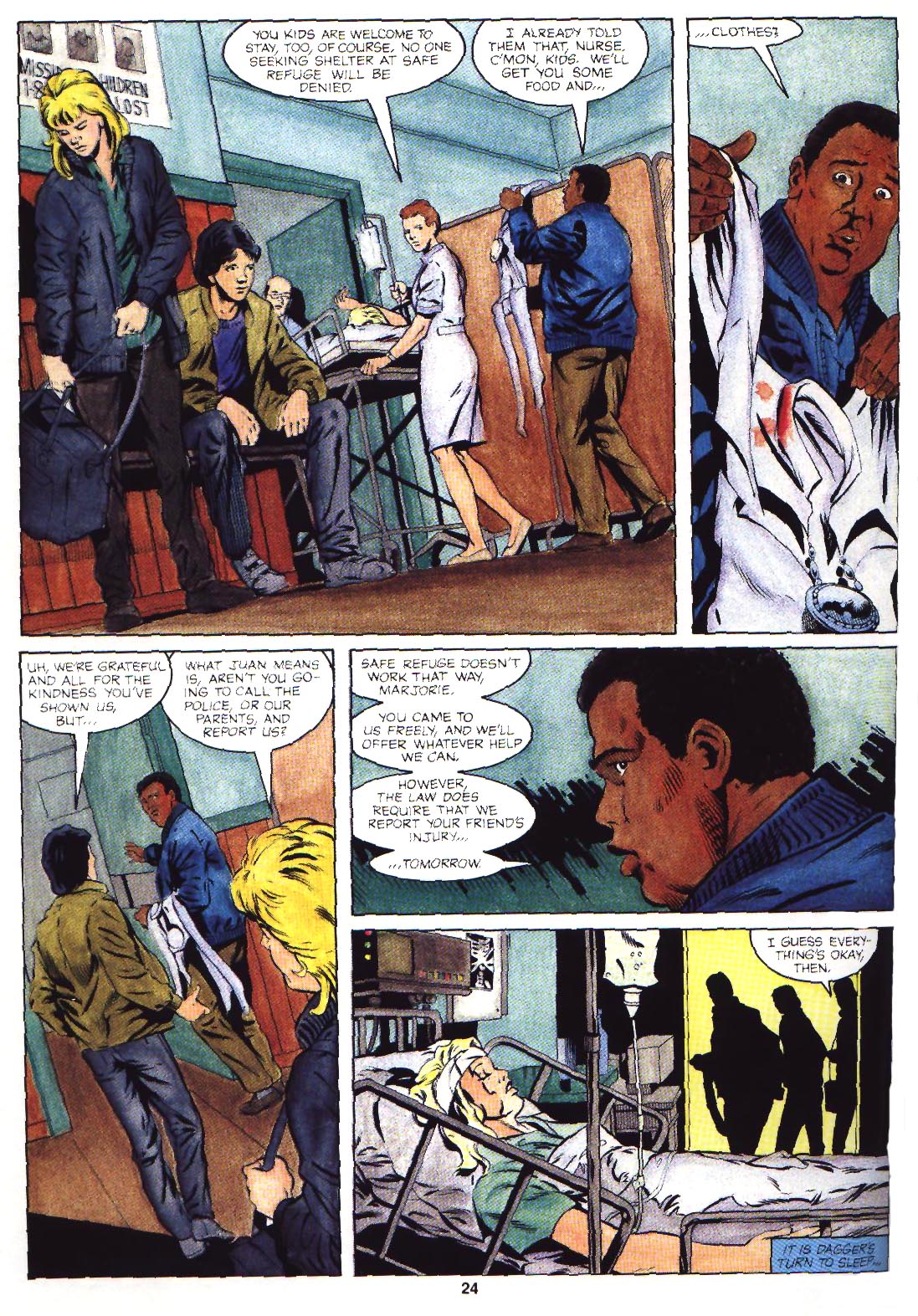 Marvel Graphic Novel: Cloak and Dagger and Power Pack: Shelter From The Storm issue TPB - Page 25