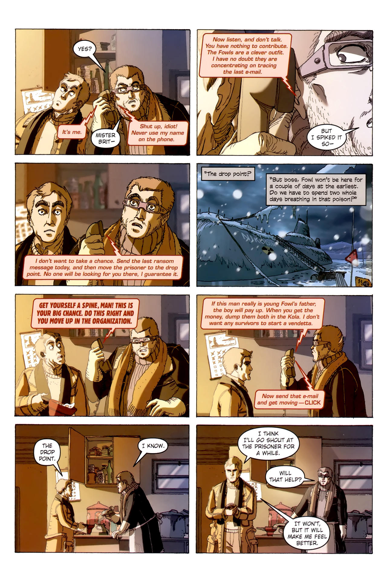 Read online Artemis Fowl: The Arctic Incident comic -  Issue # TPB - 57