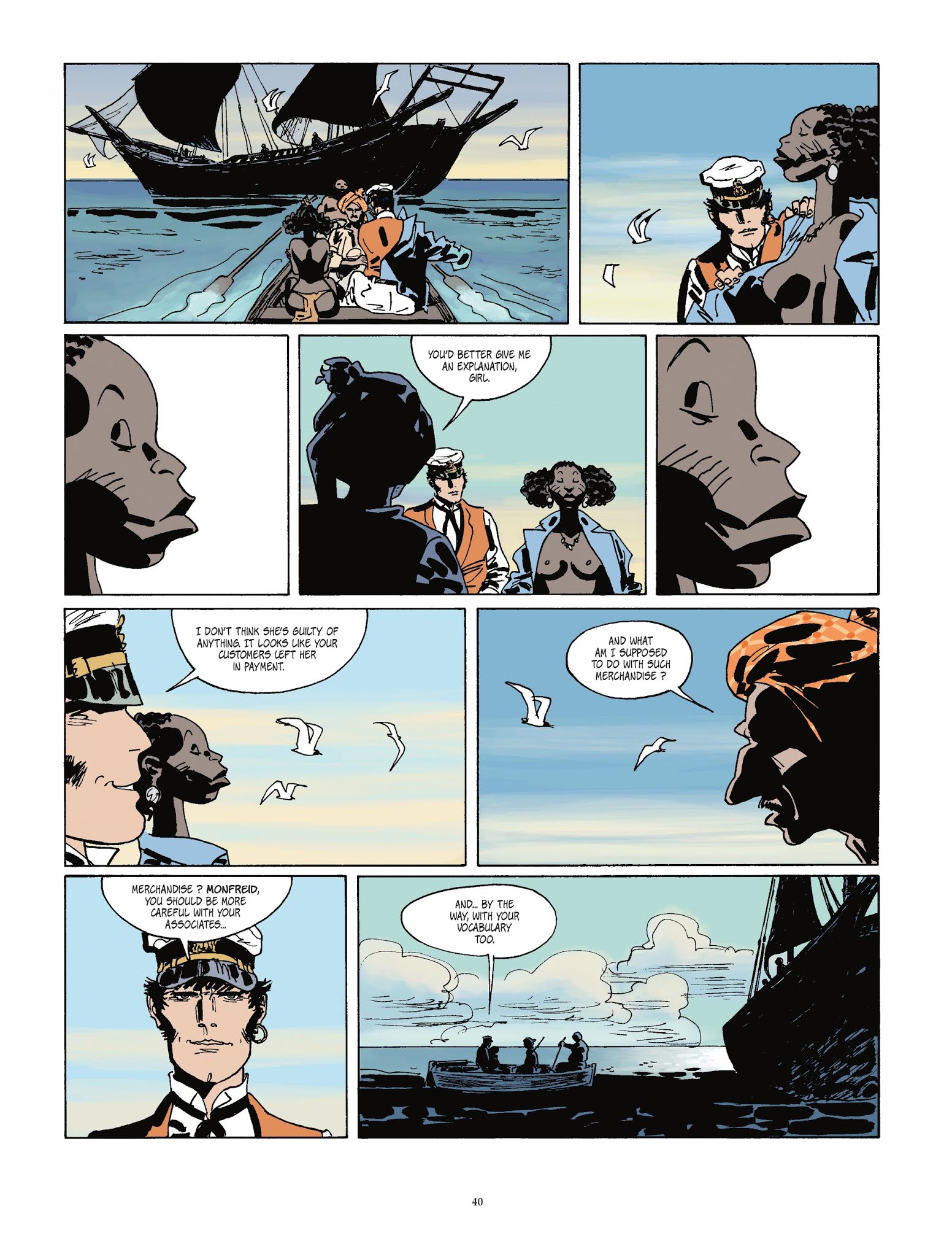 Read online Corto Maltese [GER] comic -  Issue #16 - 40