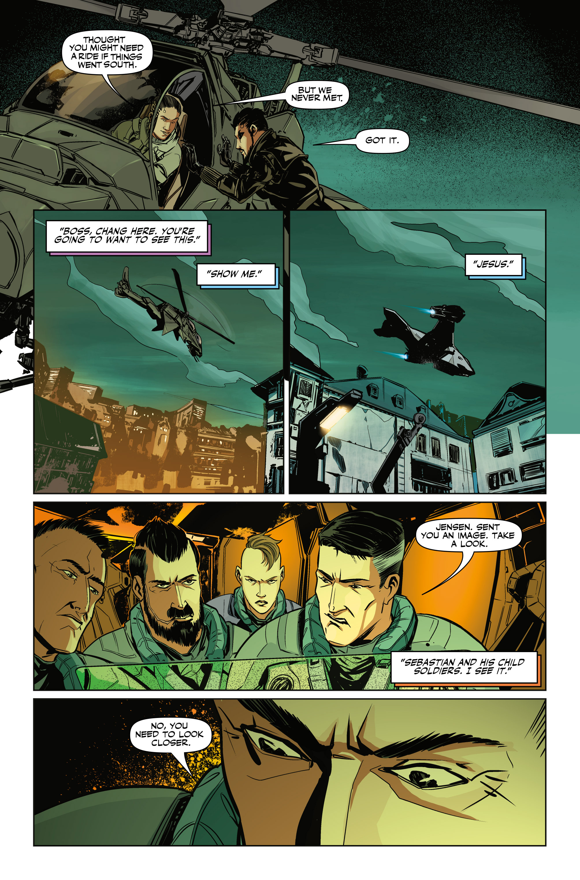 Read online Deus Ex: Children's Crusade comic -  Issue #4 - 22