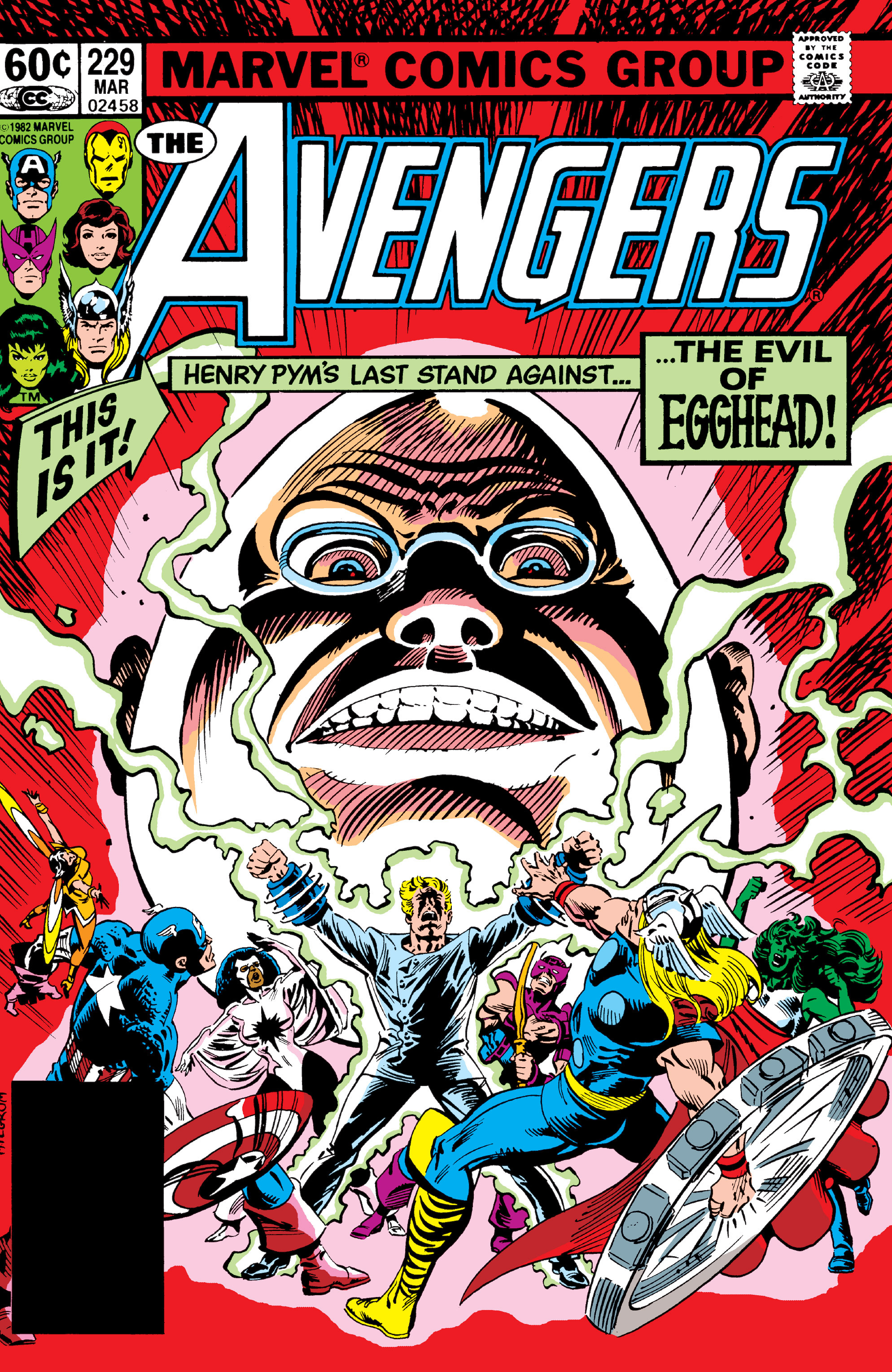 Read online The Avengers (1963) comic -  Issue #229 - 1