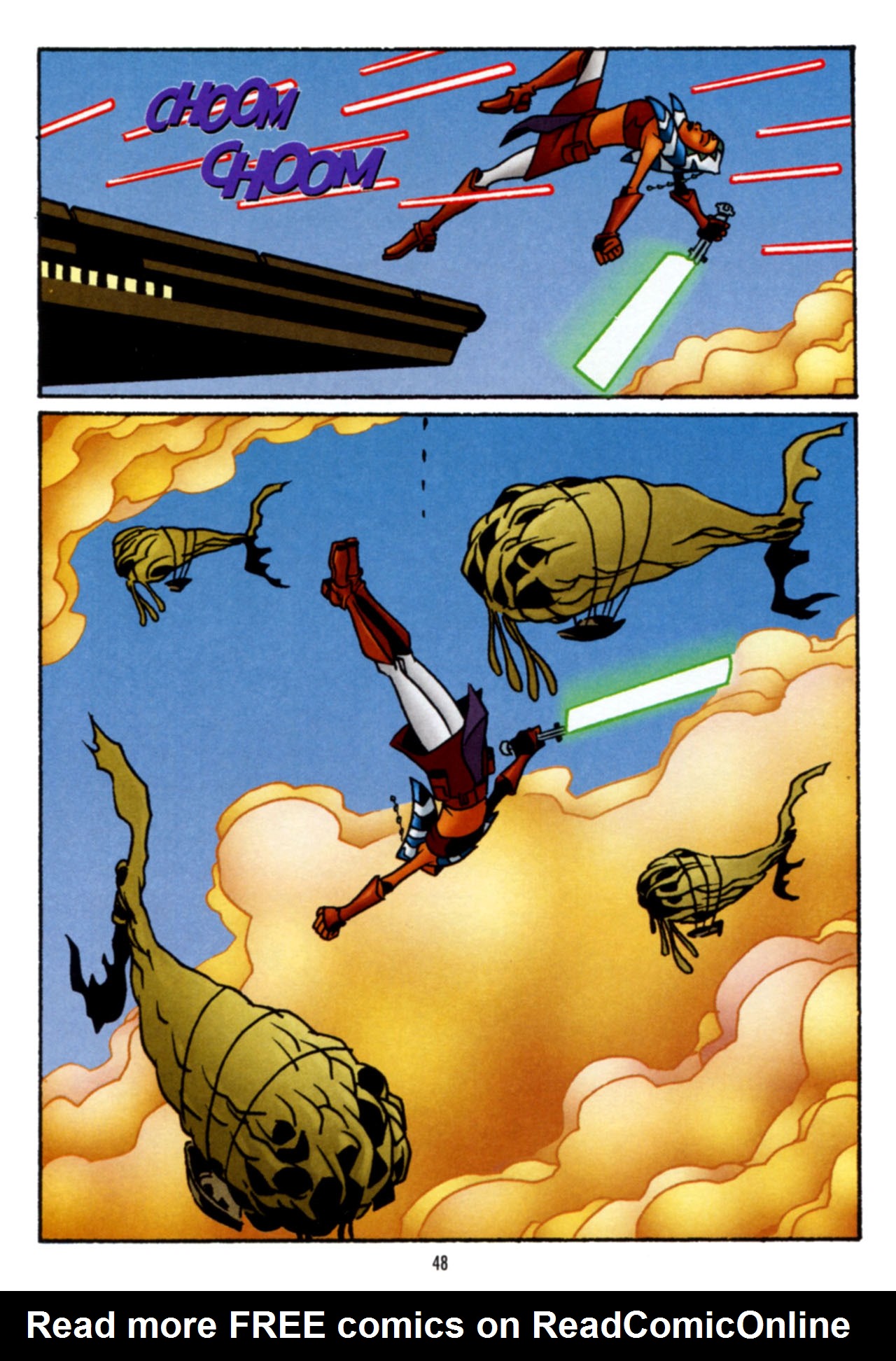 Read online Star Wars: The Clone Wars - The Wind Raiders of Taloraan comic -  Issue # Full - 47