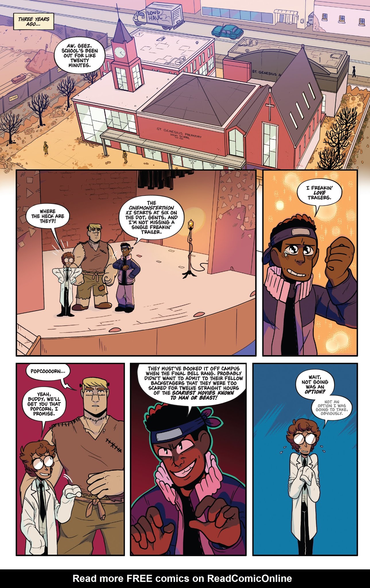 Read online The Backstagers Halloween Intermission comic -  Issue # Full - 3