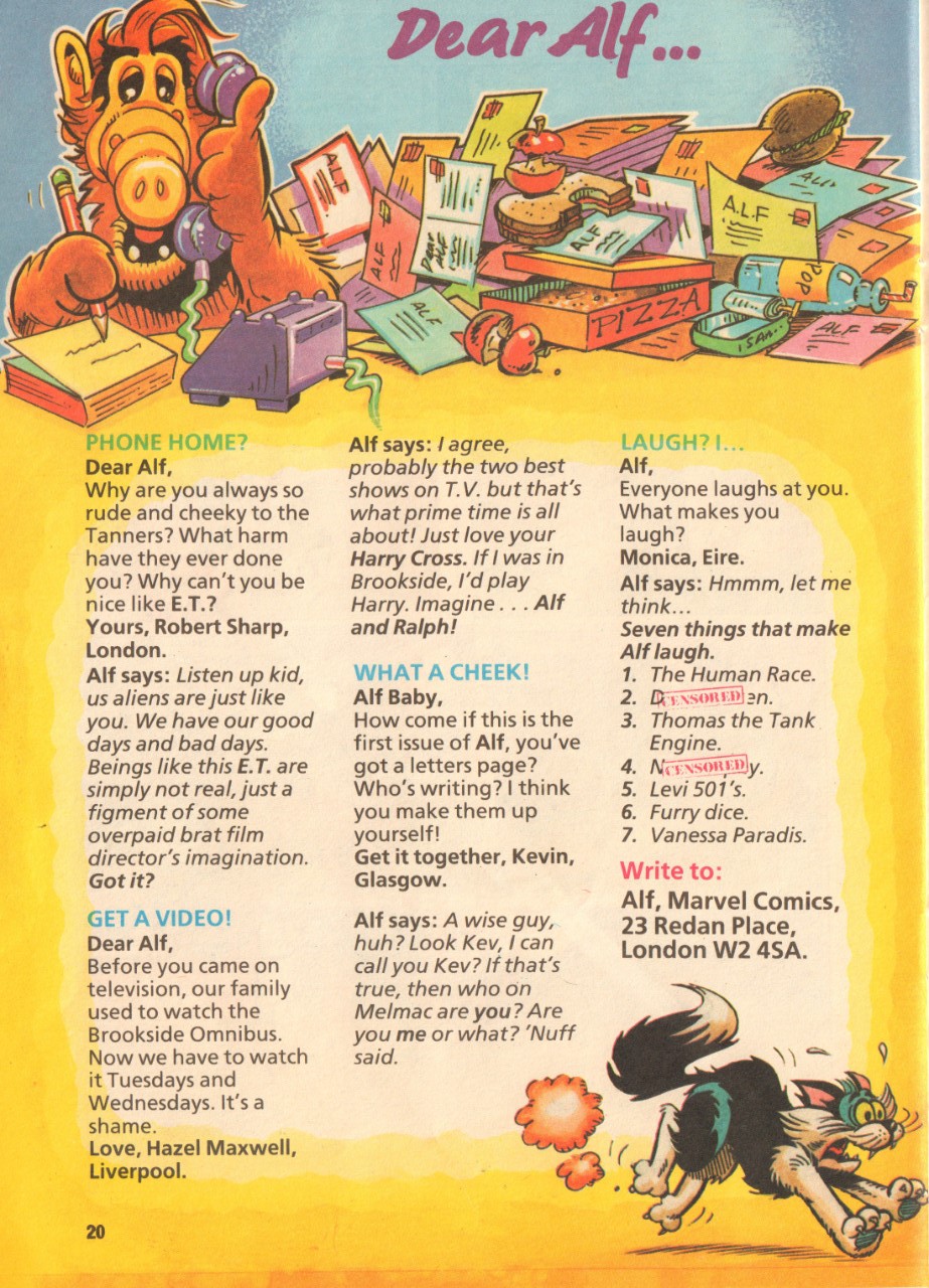 Read online Alf (1988) comic -  Issue #1 - 20