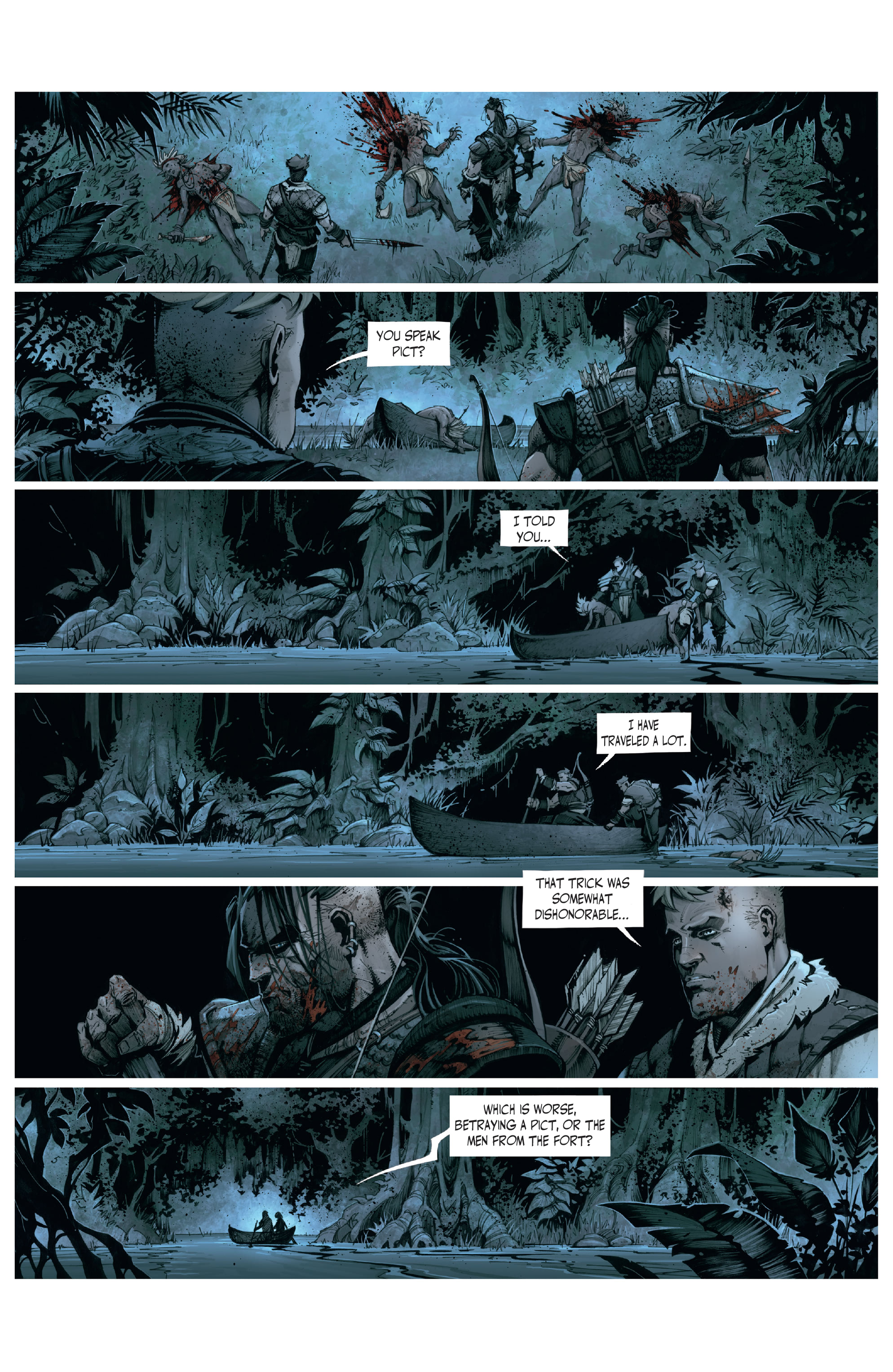 Read online The Cimmerian: Beyond The Black River comic -  Issue #2 - 9