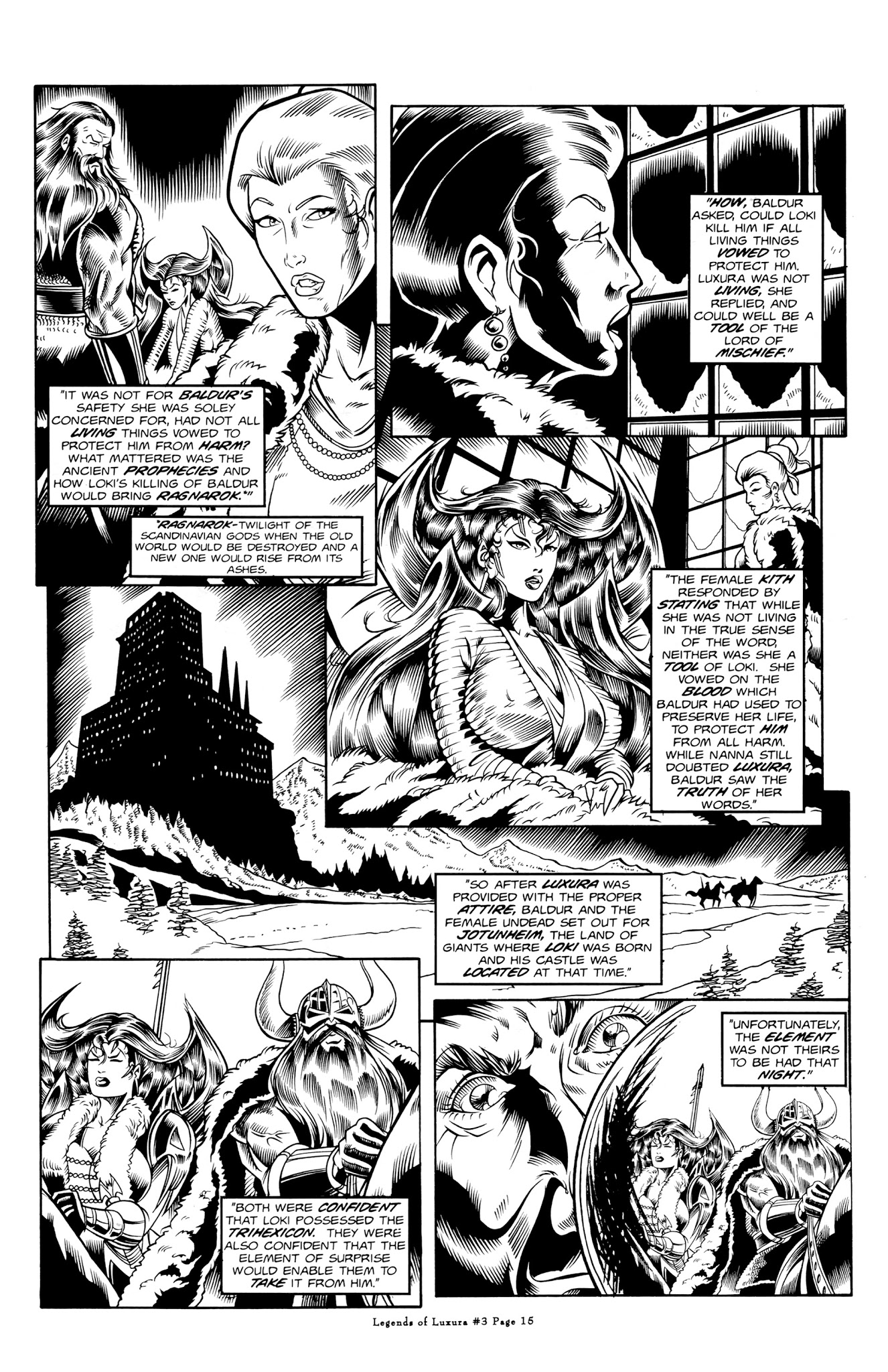 Read online Legends of Luxura comic -  Issue #3 - 17