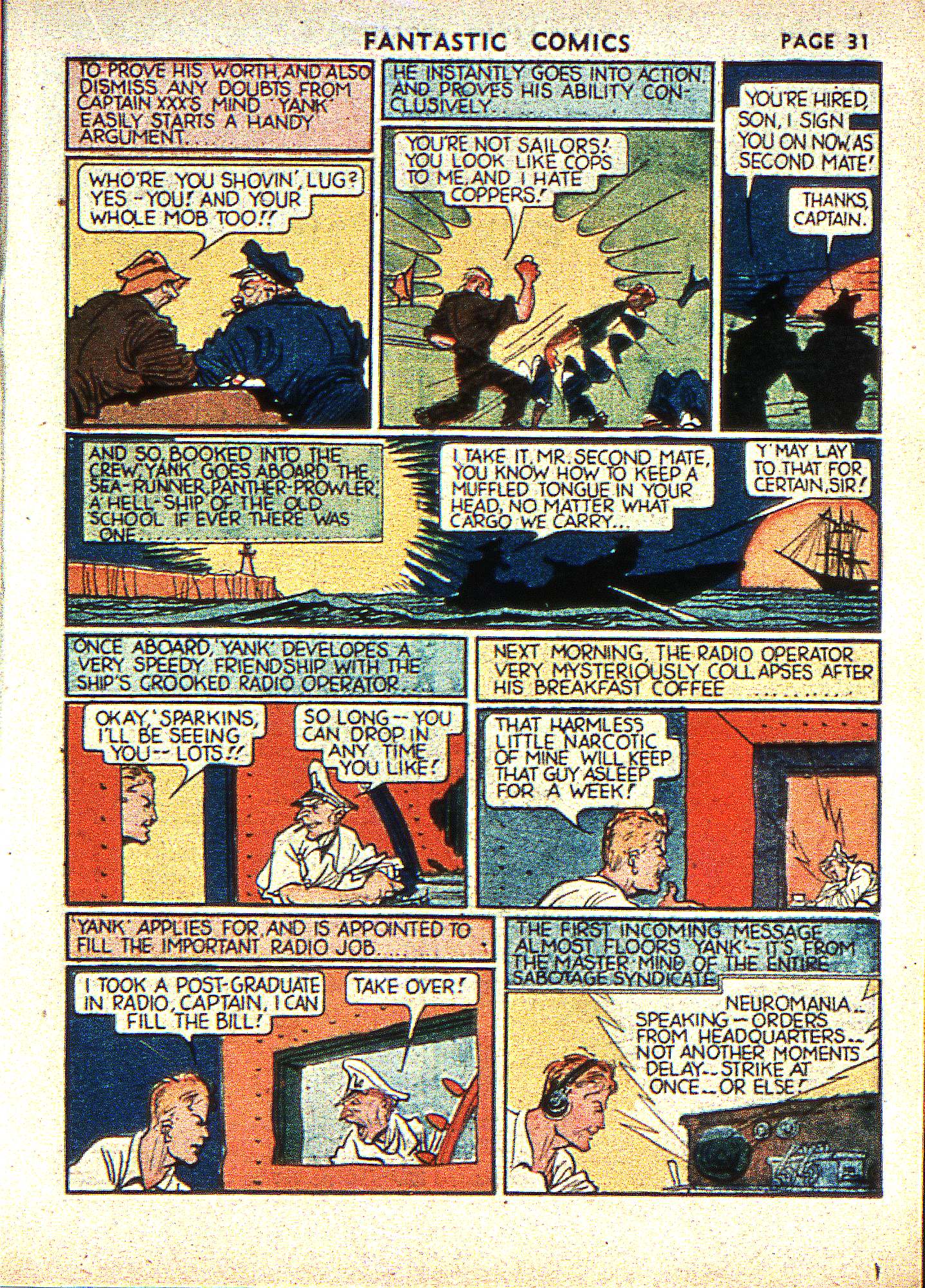 Read online Fantastic Comics comic -  Issue #2 - 33