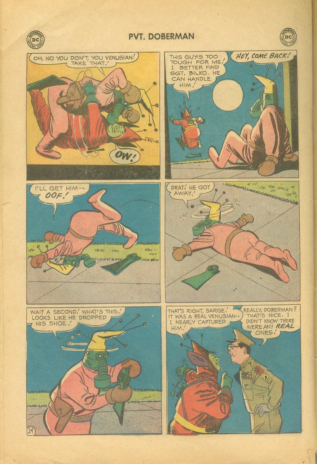 Read online Sgt. Bilko's Pvt. Doberman comic -  Issue #10 - 30