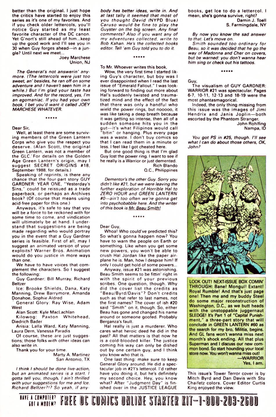 Read online Guy Gardner: Warrior comic -  Issue #26 - 25