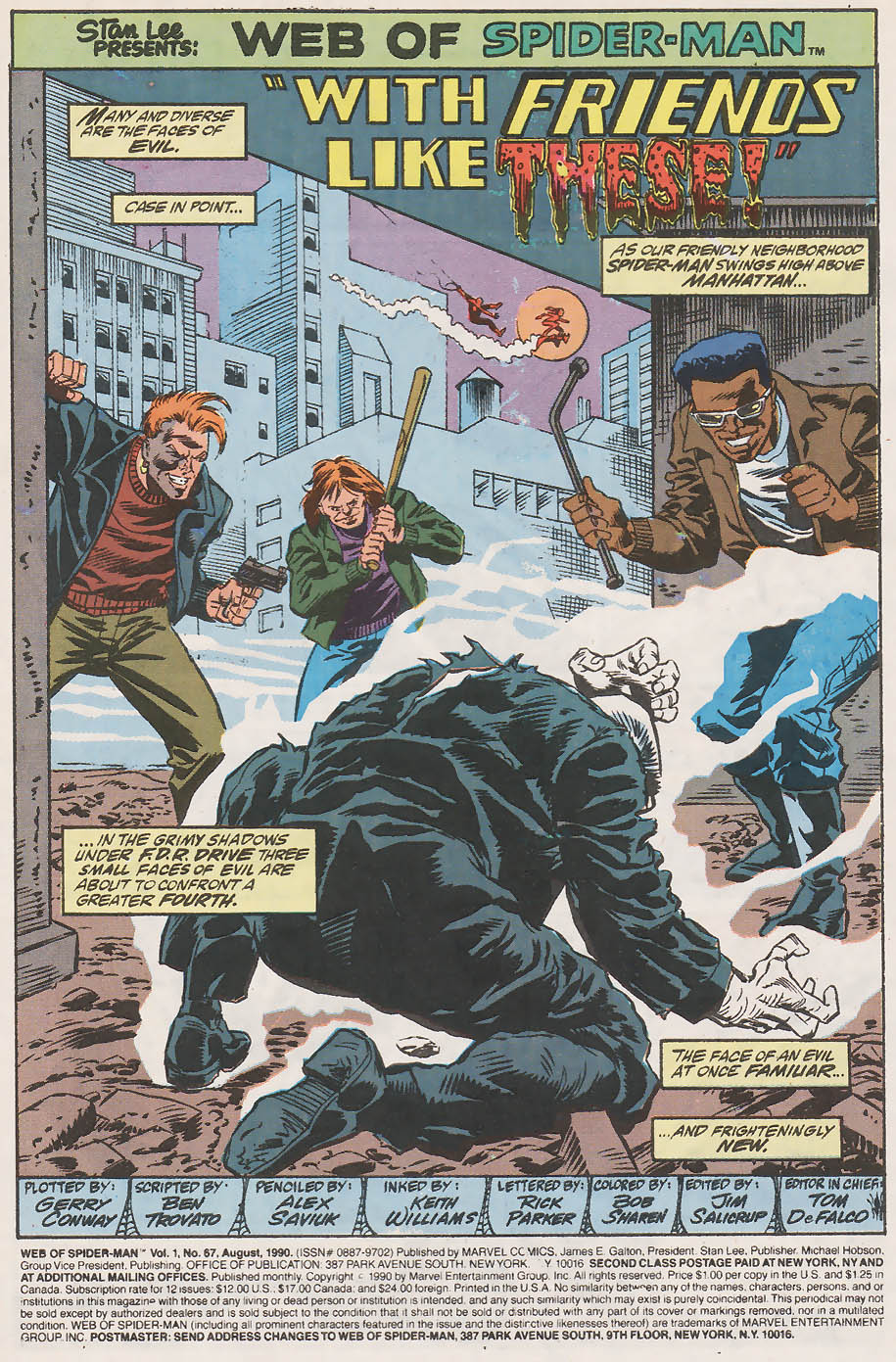 Read online Web of Spider-Man (1985) comic -  Issue #67 - 2