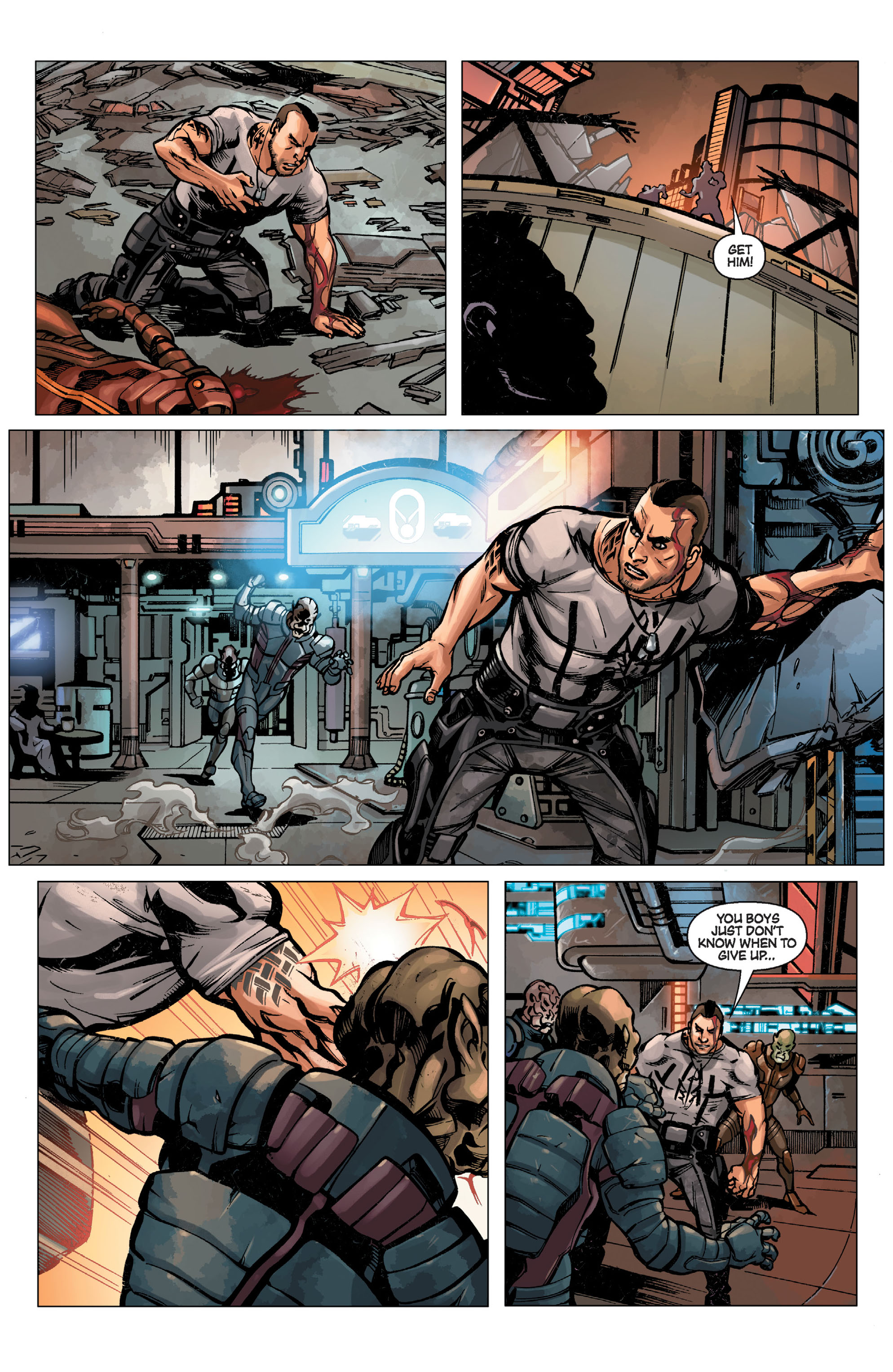 Read online Mass Effect: Invasion comic -  Issue # TPB - 102