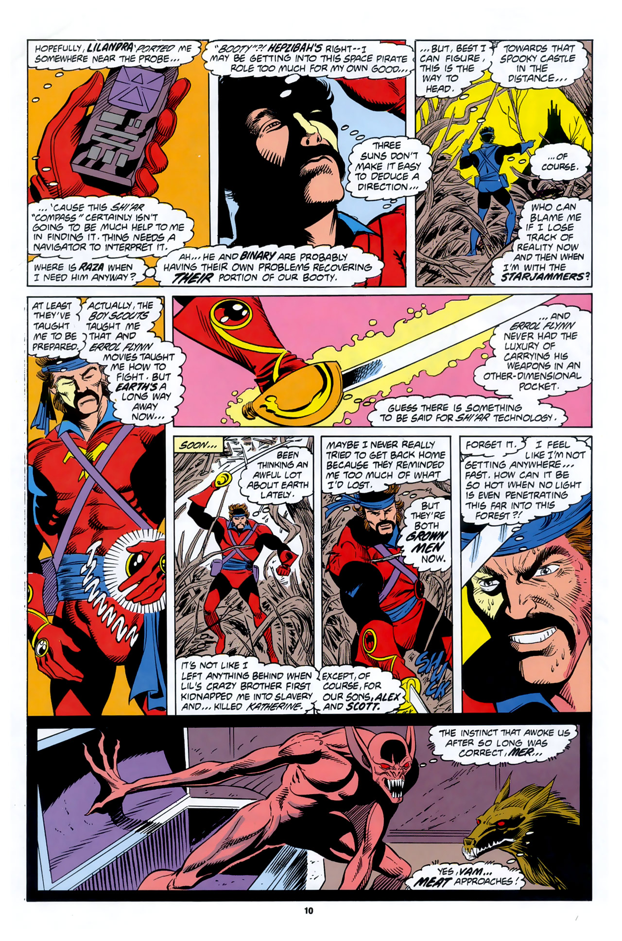 Read online X-Men Spotlight On...Starjammers comic -  Issue #1 - 12