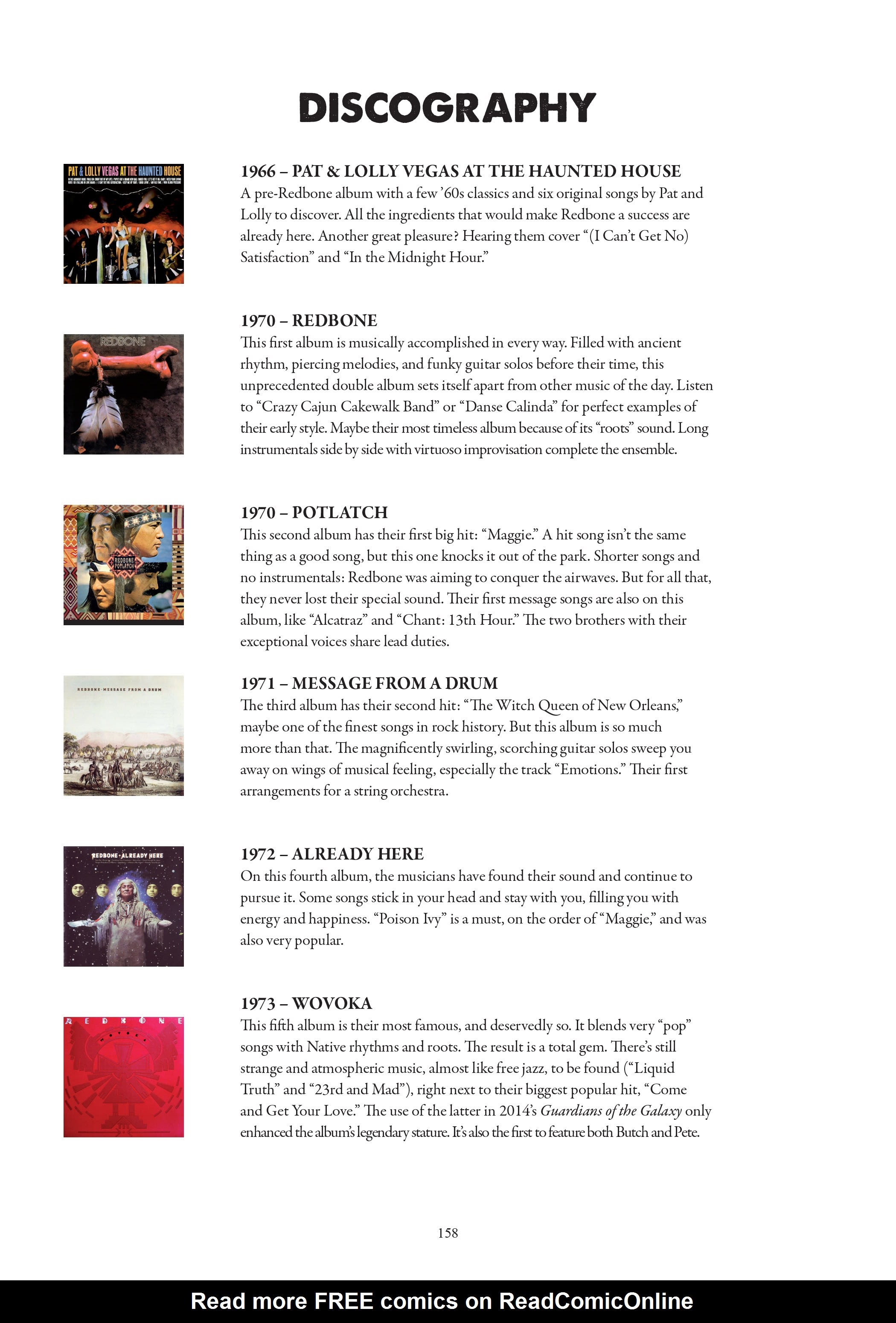 Read online Redbone: The True Story of A Native American Rock Band comic -  Issue # TPB - 137