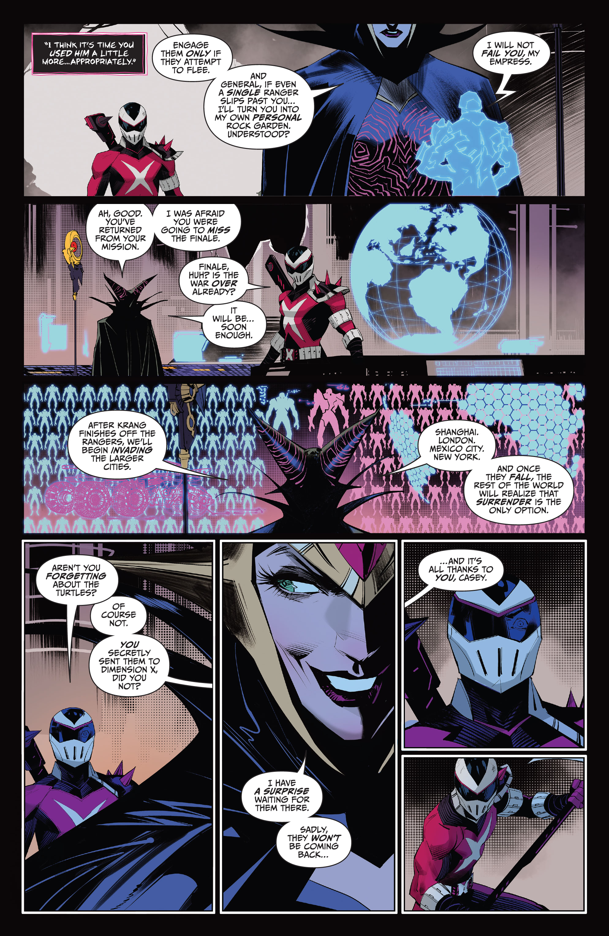Read online Mighty Morphin Power Rangers/ Teenage Mutant Ninja Turtles II comic -  Issue #4 - 12