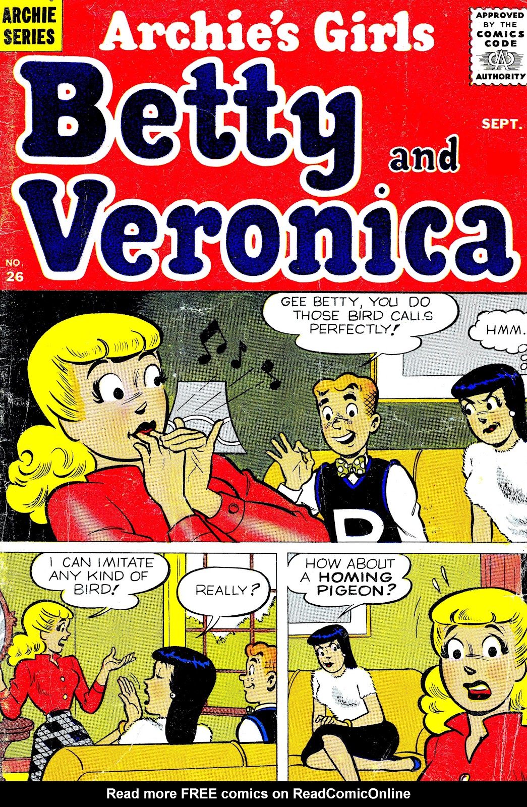 Archie's Girls Betty and Veronica issue 26 - Page 1