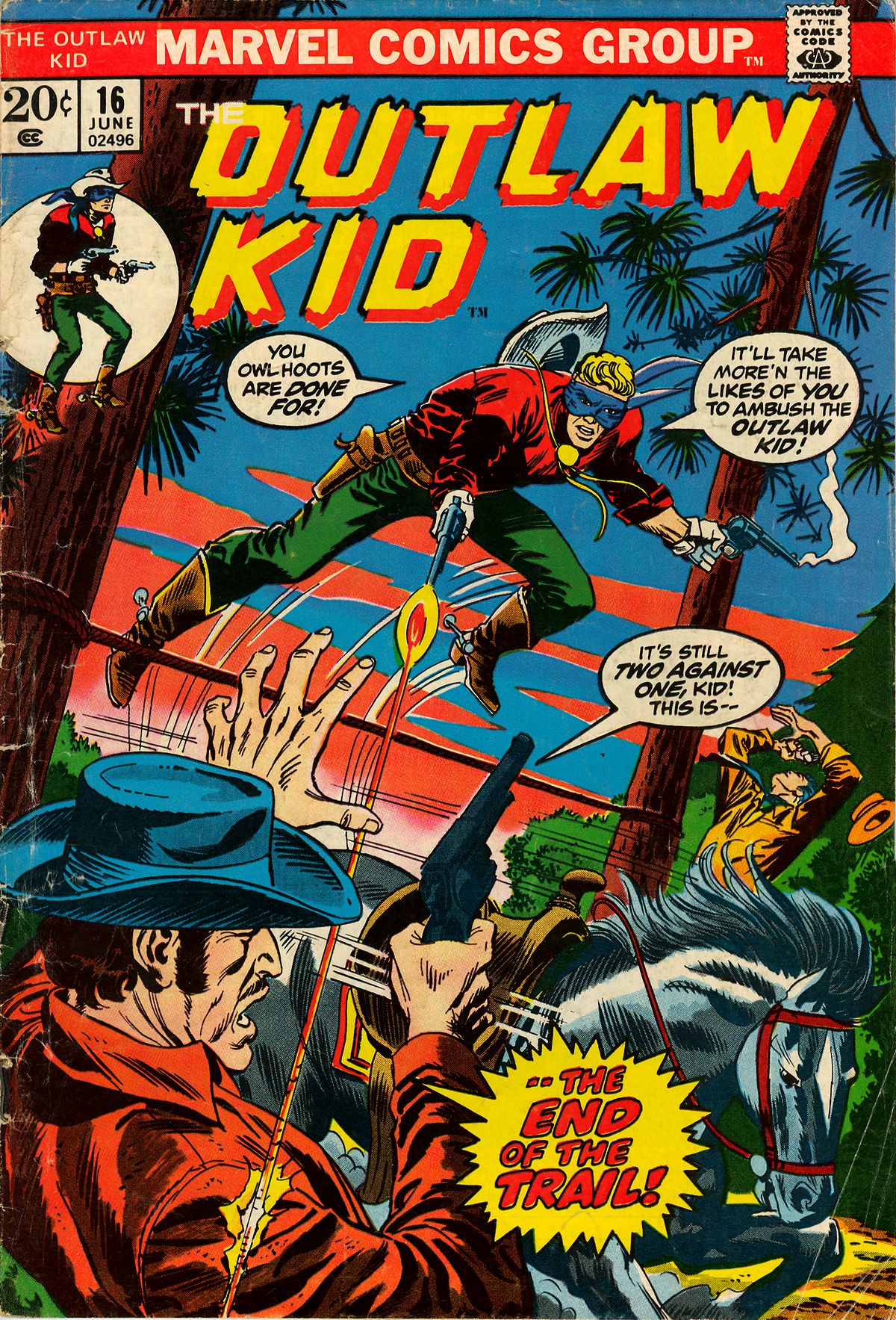 Read online The Outlaw Kid (1970) comic -  Issue #16 - 1
