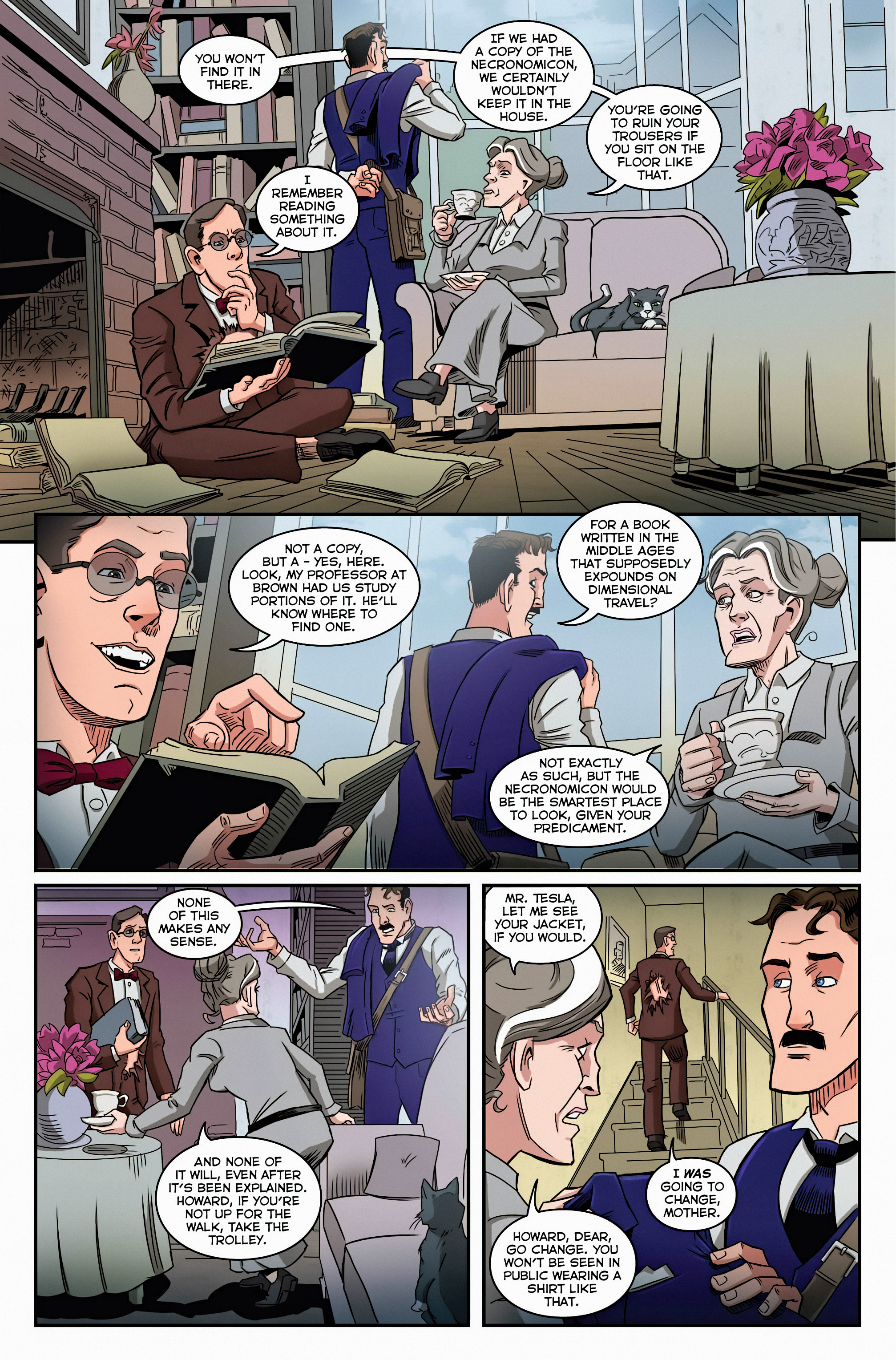 Read online Herald: Lovecraft and Tesla comic -  Issue #2 - 10