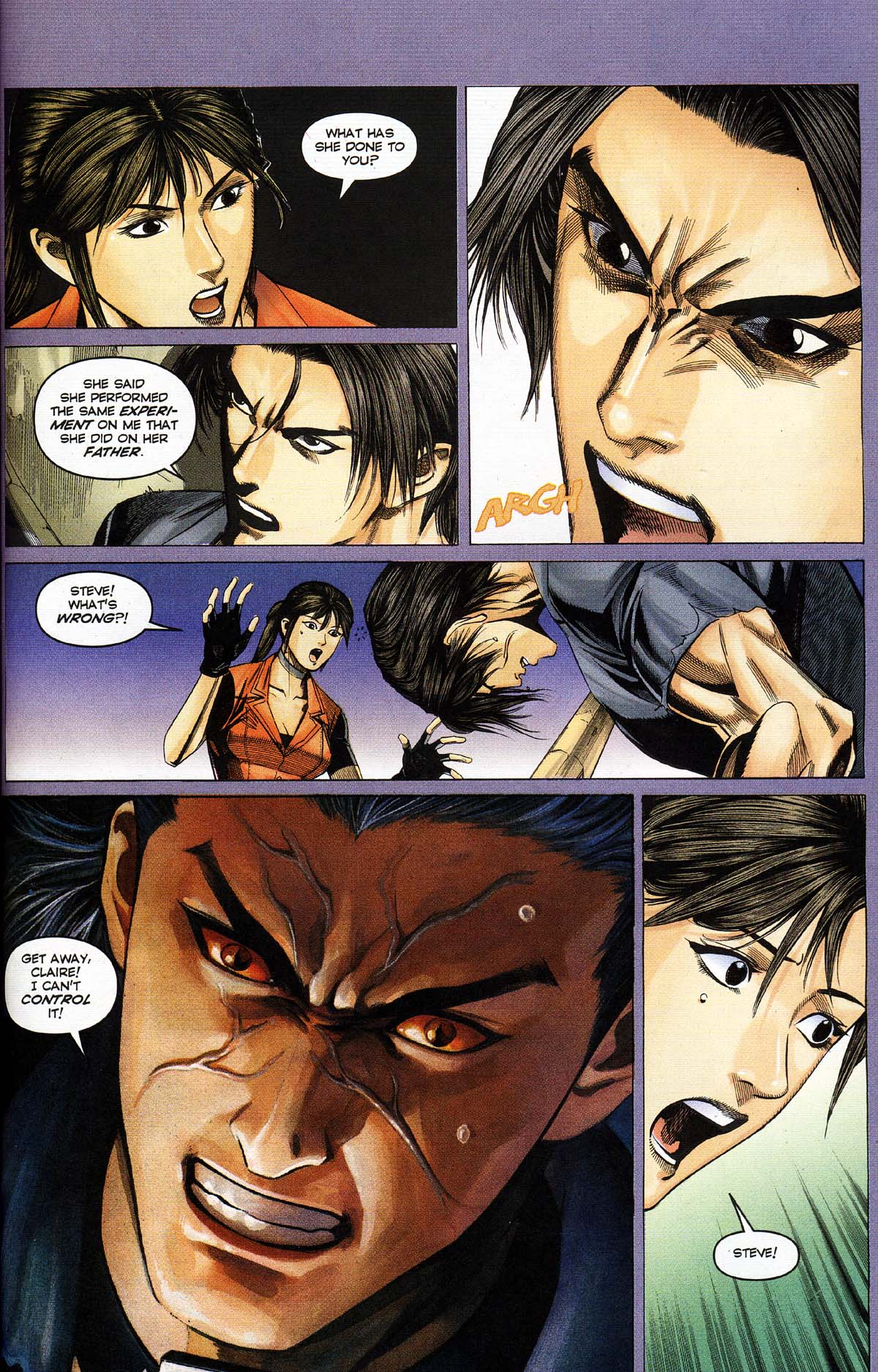 Read online Resident Evil Code: Veronica comic -  Issue #4 - 101