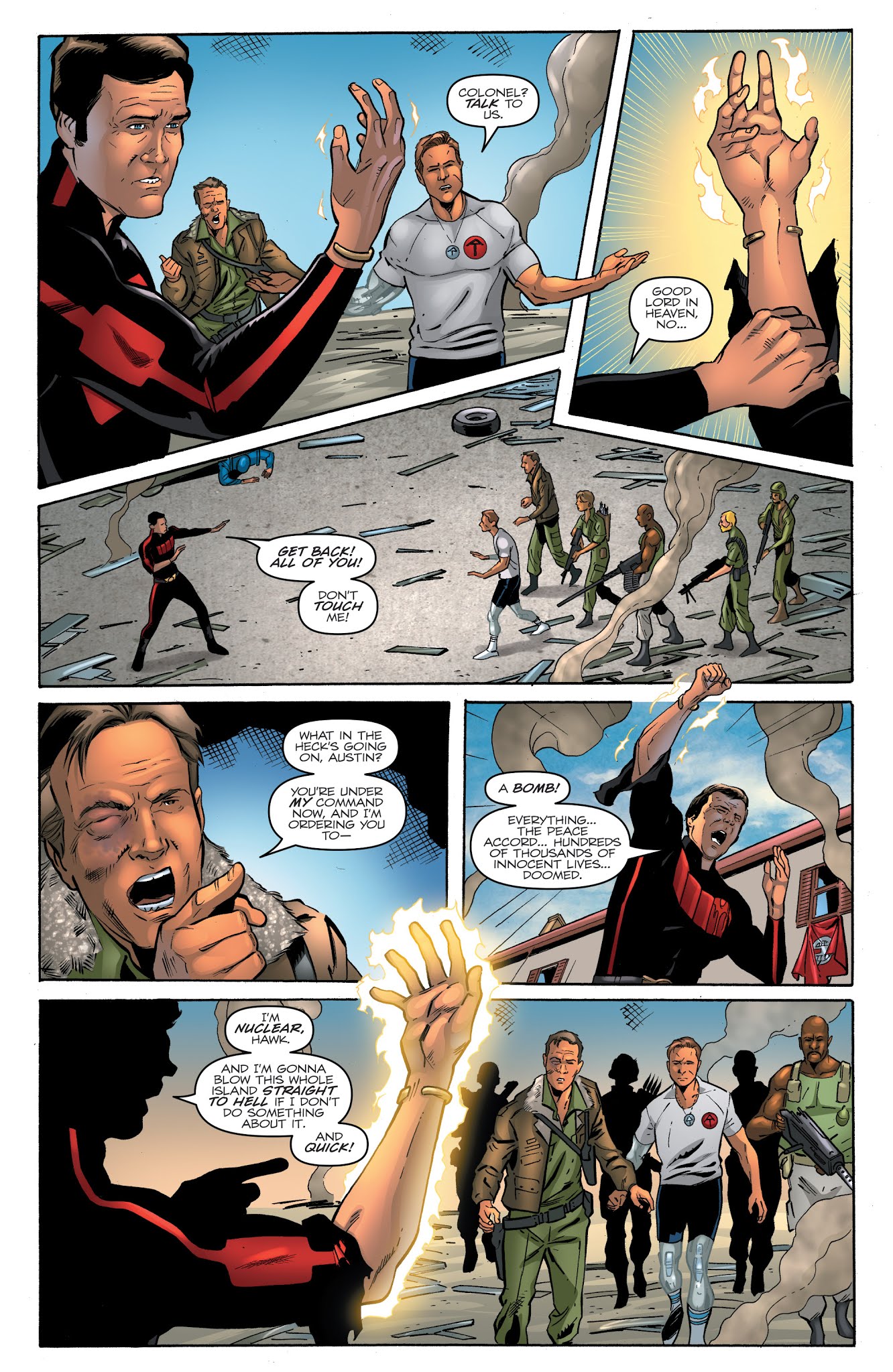 Read online G.I. Joe: A Real American Hero vs. the Six Million Dollar Man comic -  Issue #4 - 6