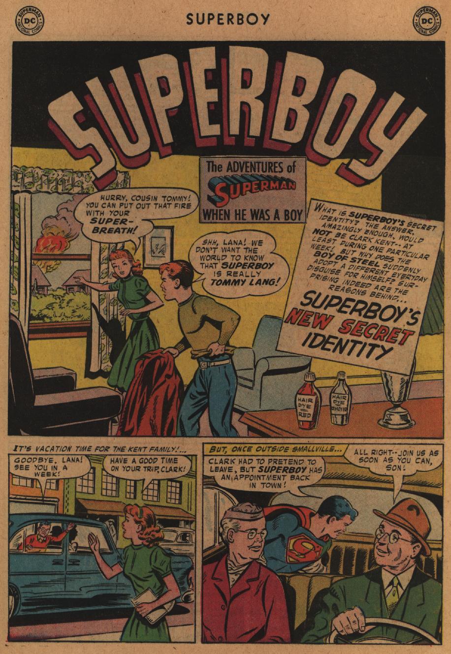 Read online Superboy (1949) comic -  Issue #58 - 10