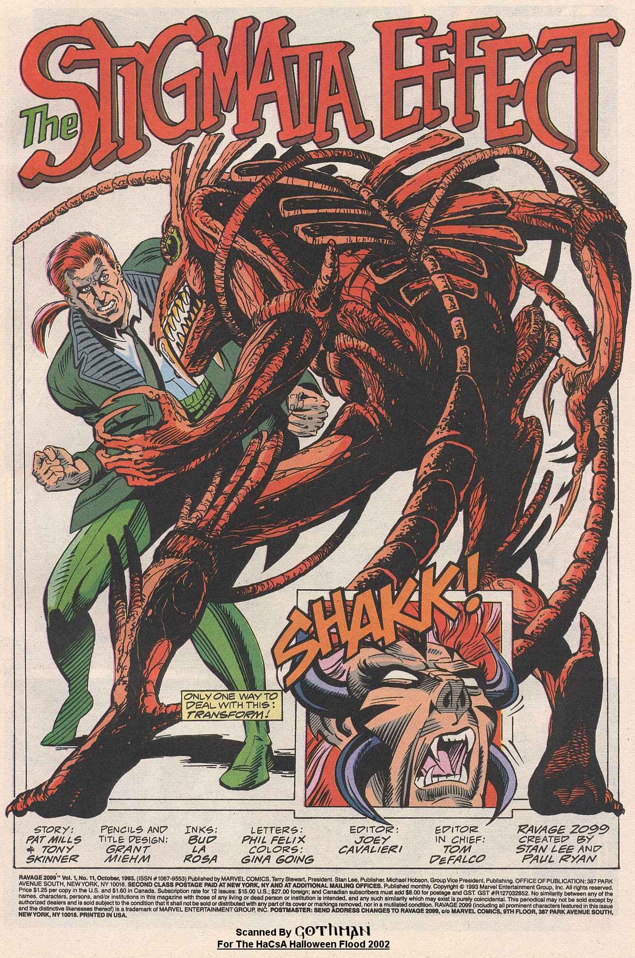 Read online Ravage 2099 comic -  Issue #11 - 2
