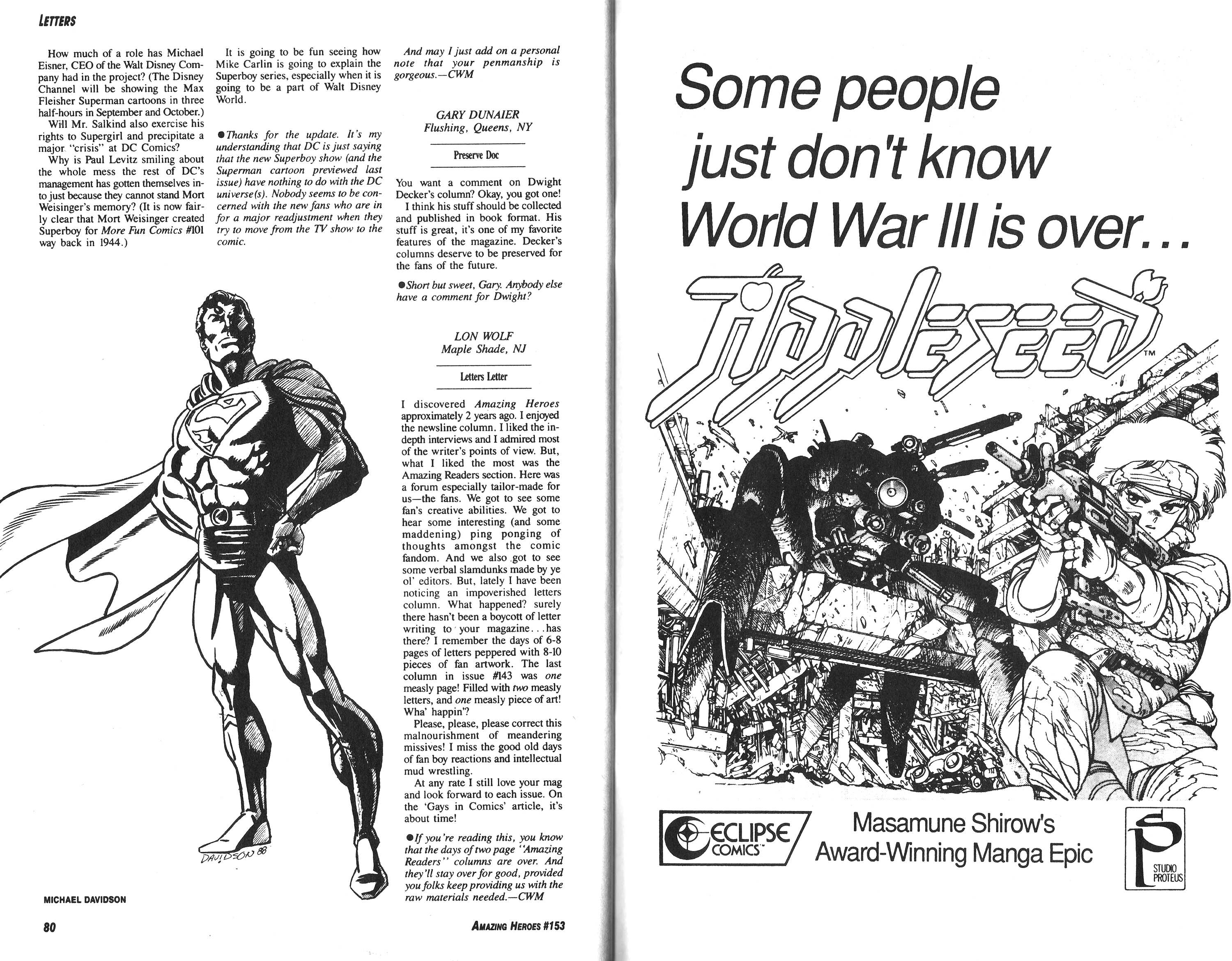 Read online Amazing Heroes comic -  Issue #153 - 41