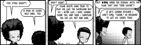 Read online The Boondocks Collection comic -  Issue # Year 2001 - 138