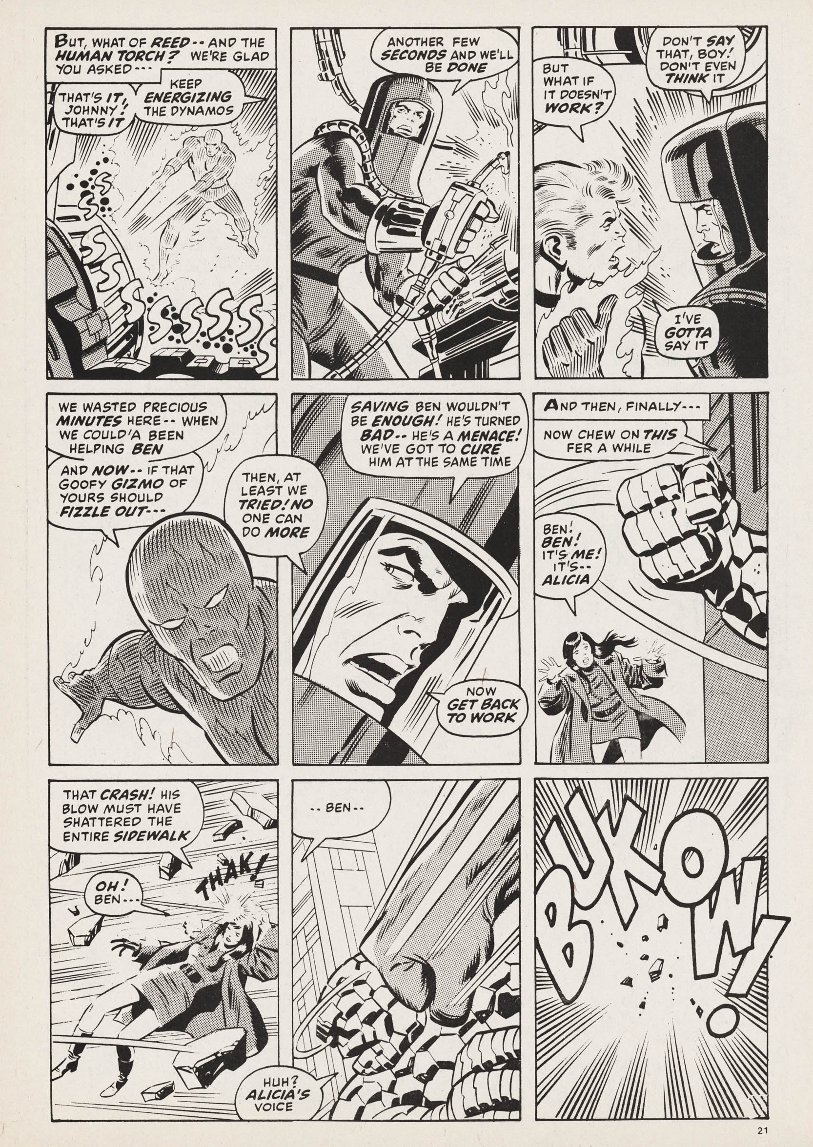 Read online Captain Britain (1976) comic -  Issue #6 - 21