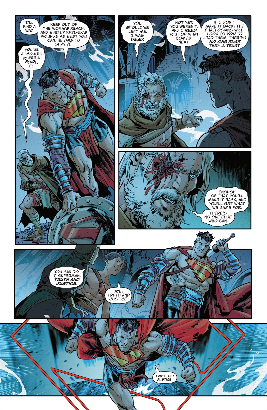 Read online Superman: Action Comics: Warworld Revolution comic -  Issue # TPB (Part 2) - 23
