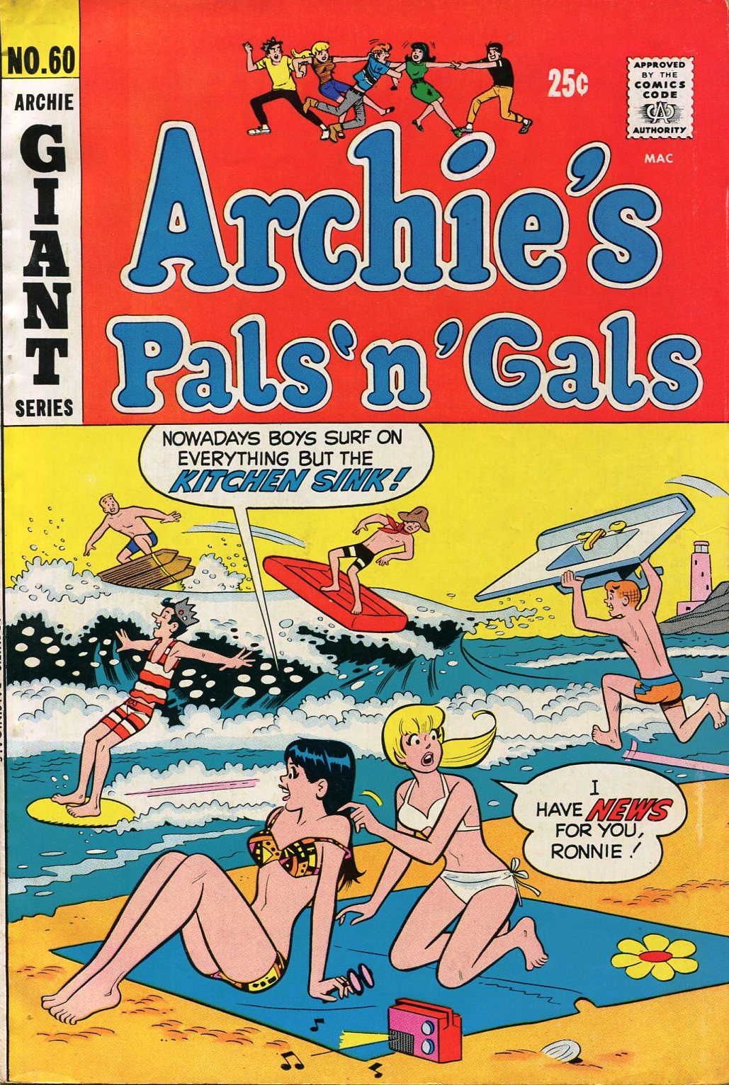 Read online Archie's Pals 'N' Gals (1952) comic -  Issue #60 - 1